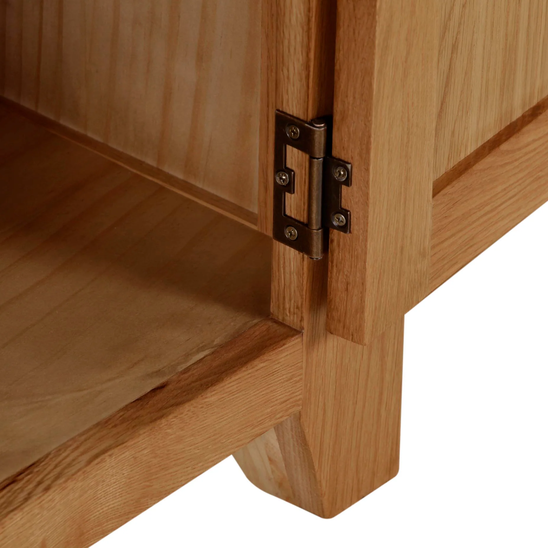 Cambridge Oak Small 1 Drawer 2 Door Sideboard - Image 9