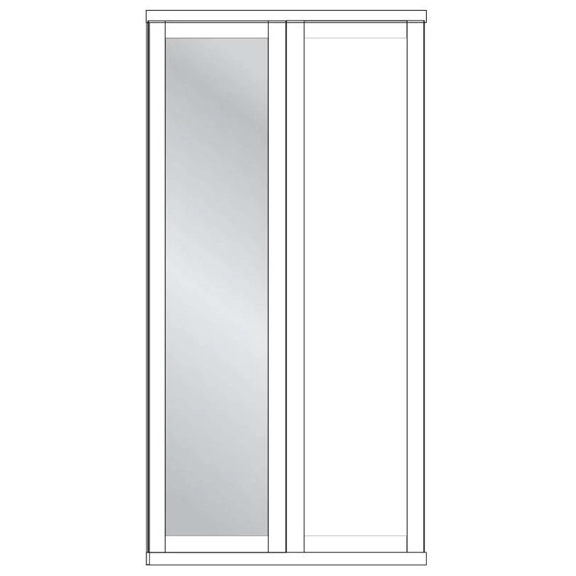 Cambridge Wiemann 2 Door Wardrobe - Image 6