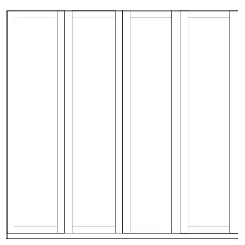 Cambridge Wiemann 4 Door Wardrobe - Image 5
