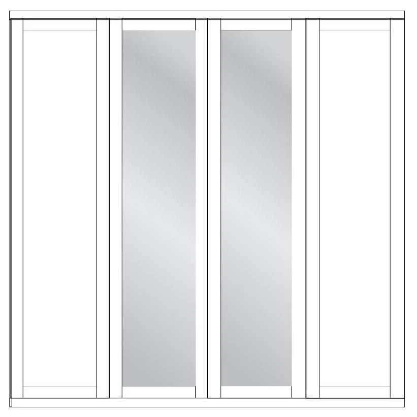 Cambridge Wiemann 4 Door Wardrobe - Image 6