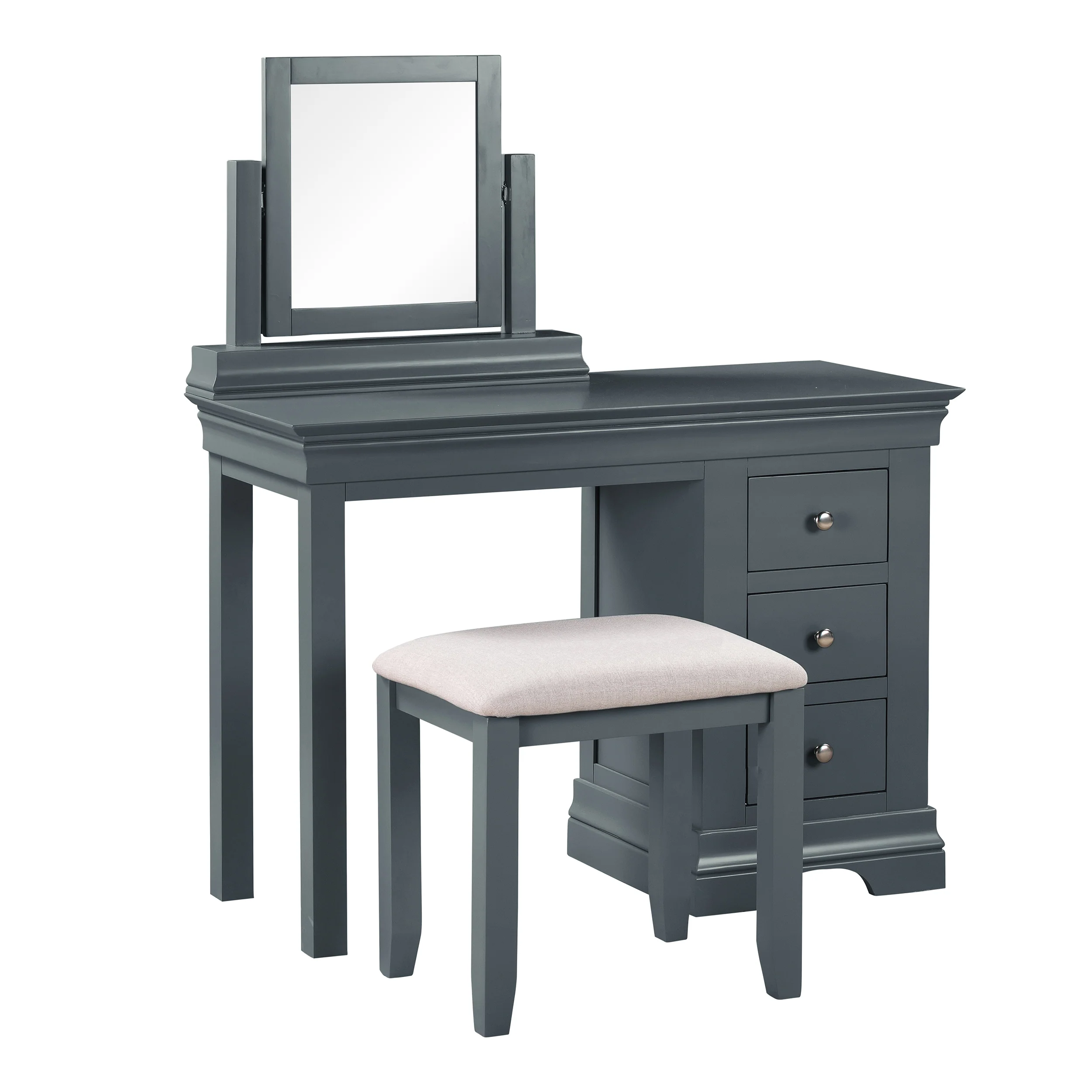 Chantilly Down Pipe Dressing Mirror - Image 9