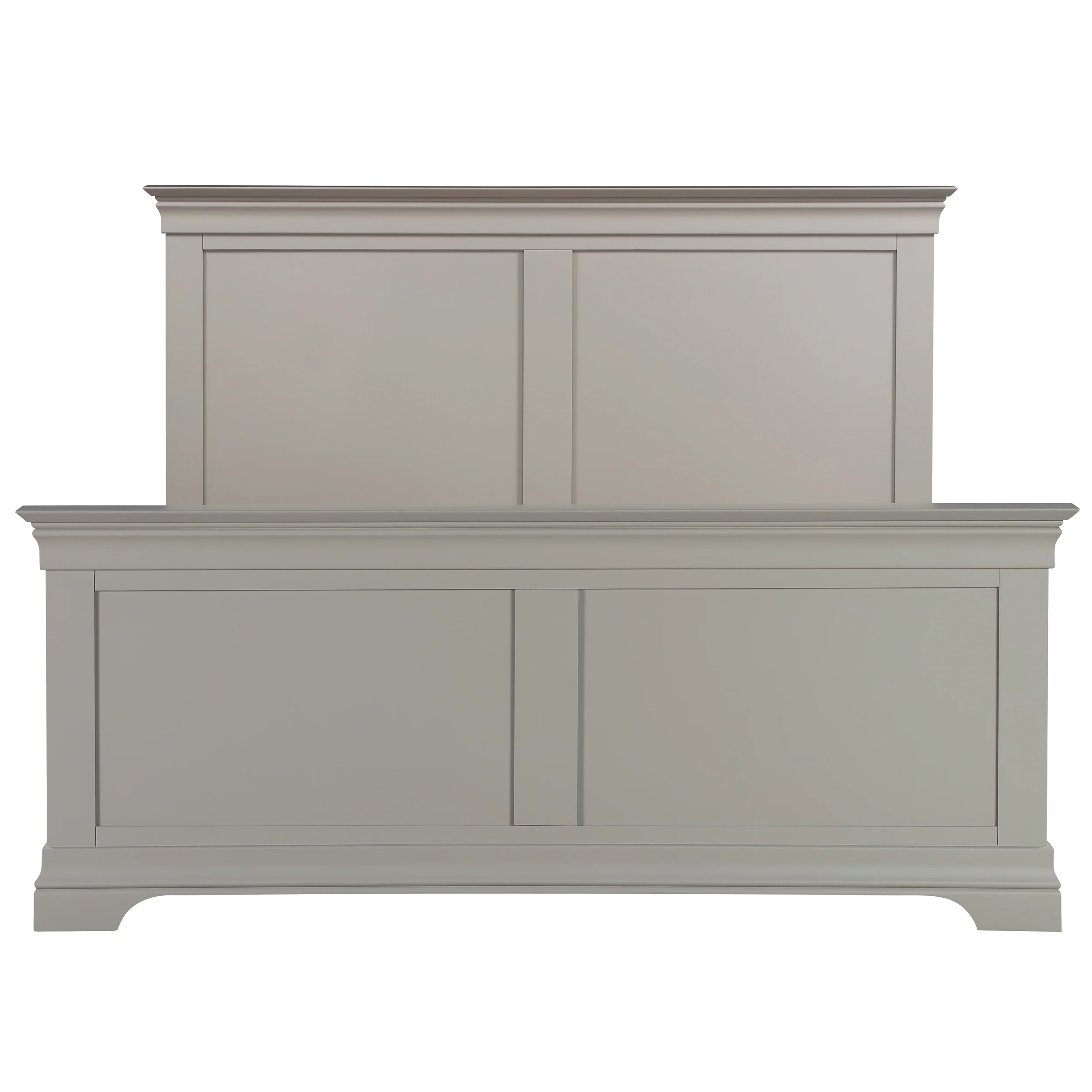 Chantilly Pebble Grey 4ft 6' Double Bed - Image 3