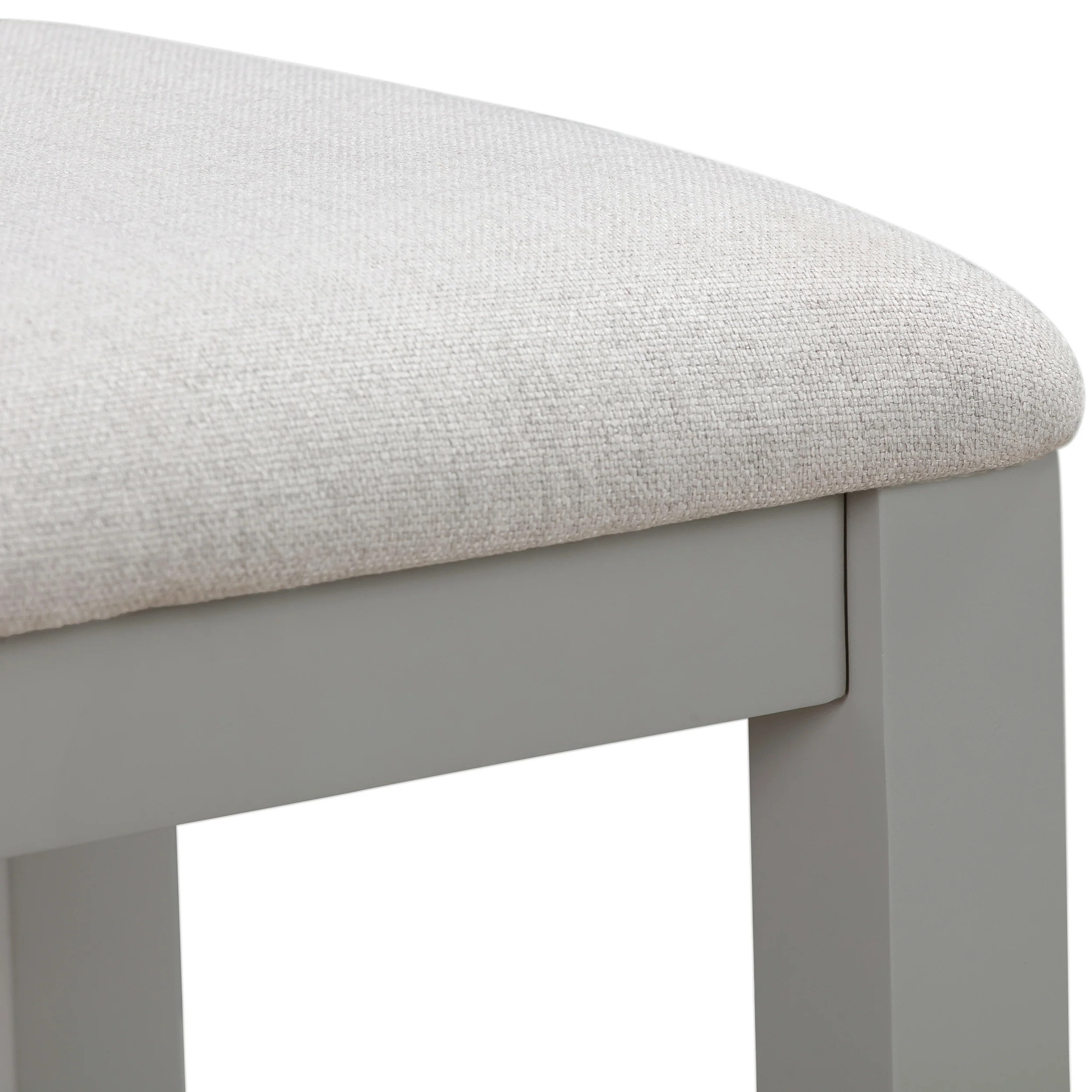 Chantilly Pebble Grey Stool - Image 5