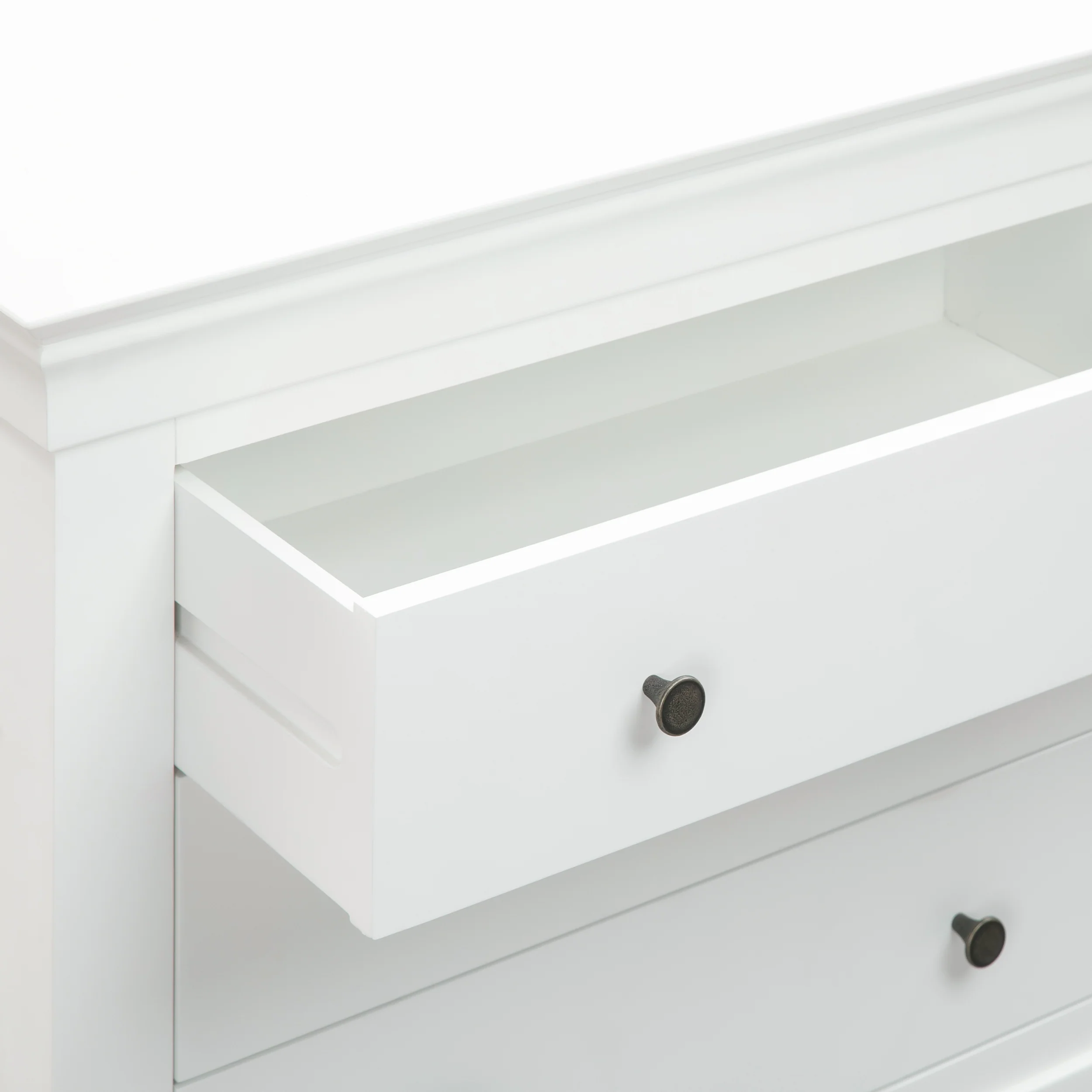 Chantilly Warm White 3 Drawer Chest - Image 5
