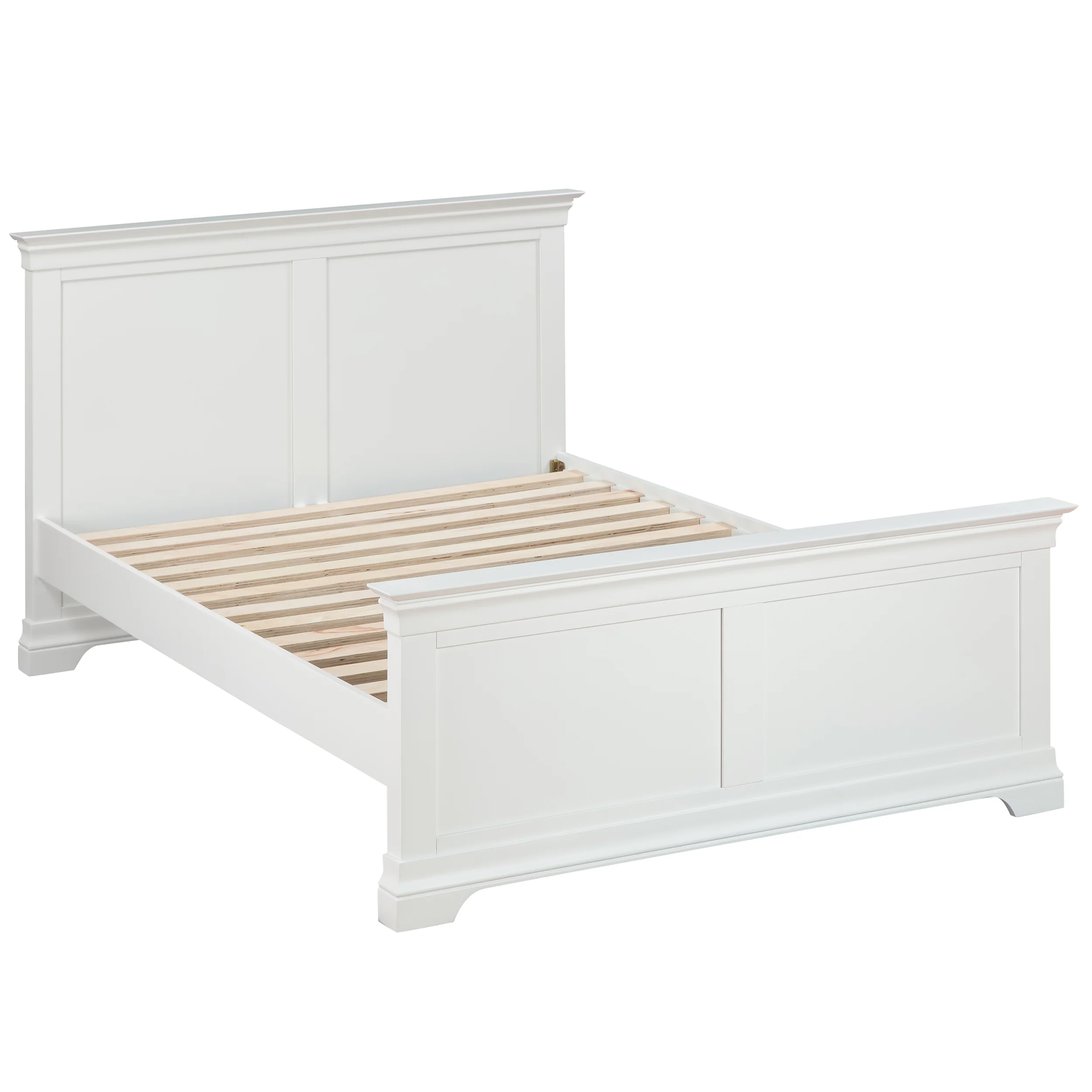 Chantilly Warm White 4ft 6' Double Bed - Image 3