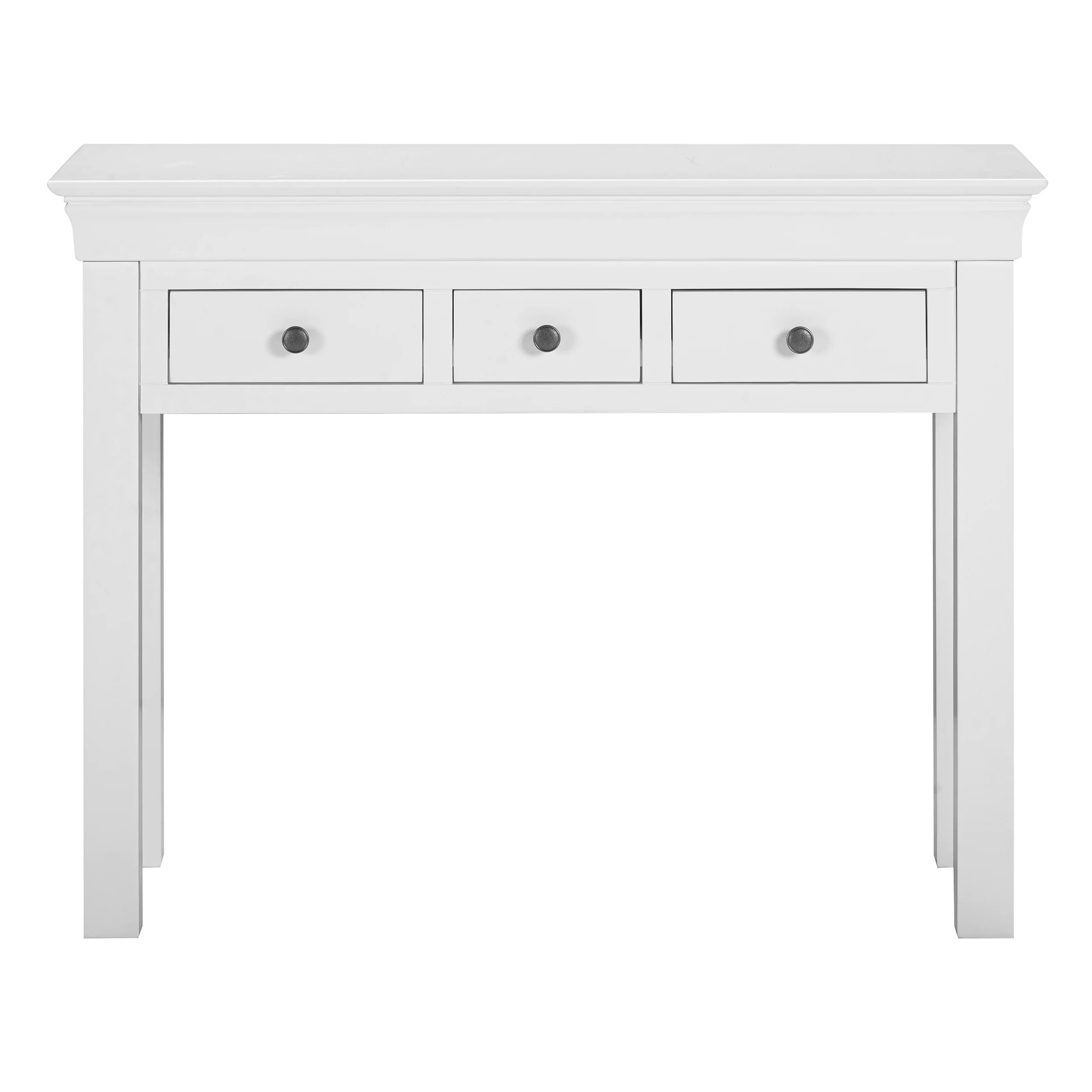 Chantilly Warm White Console Table - Image 2