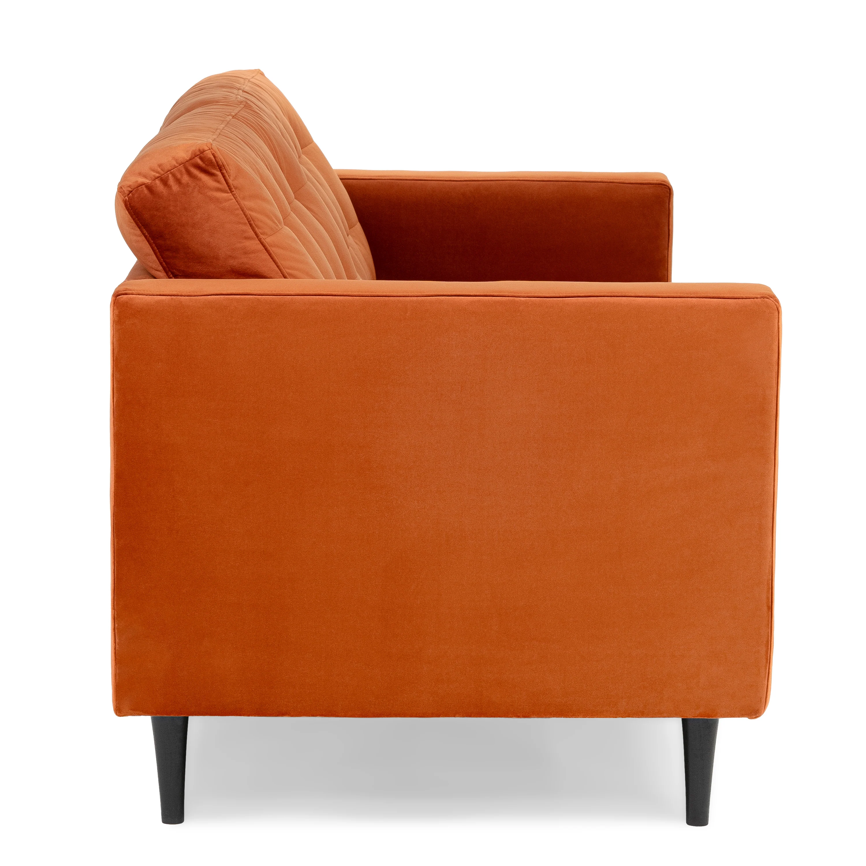 Chelsea Velvet Rust 3 Seater Sofa - Image 5