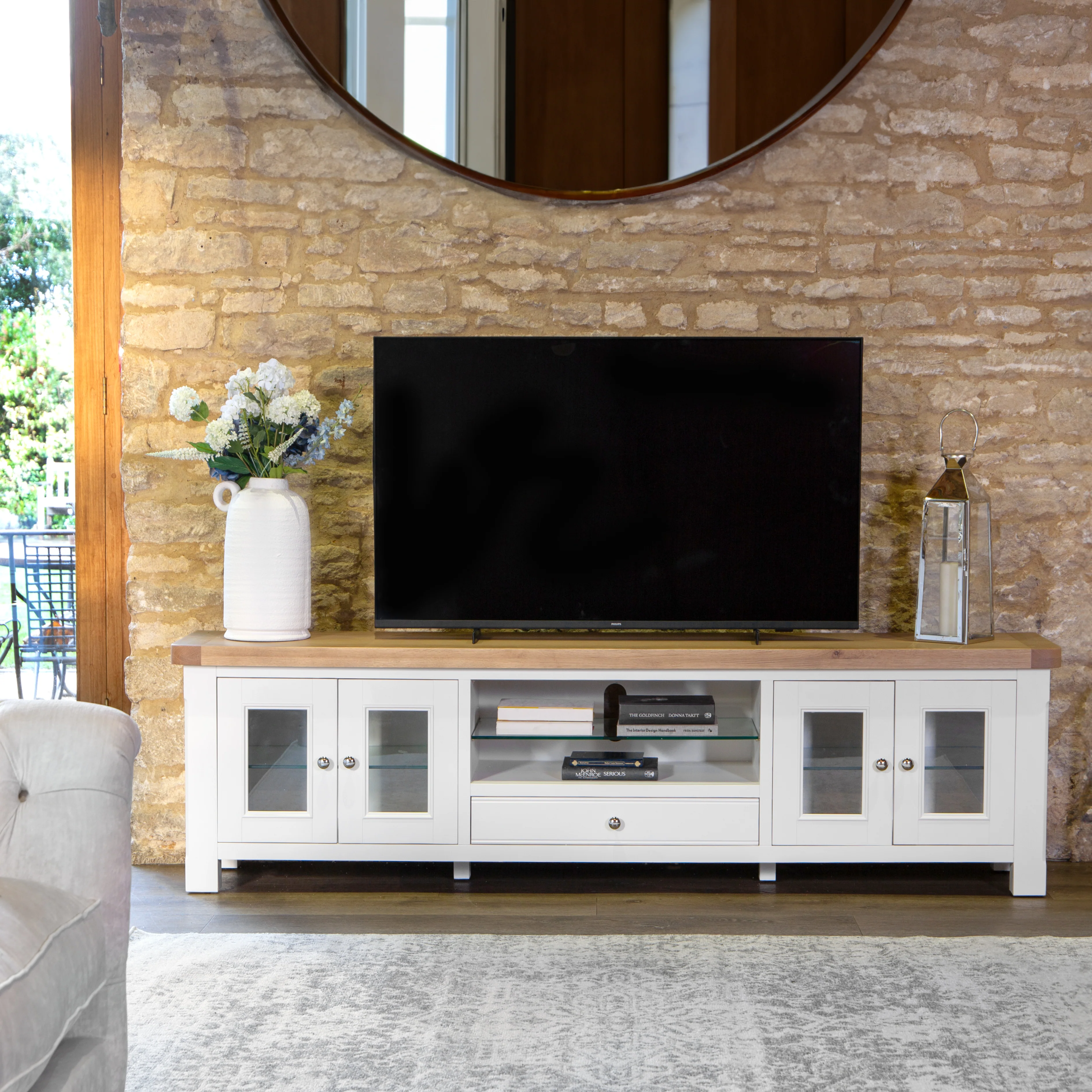 Clover Painted Extra Large TV Unit