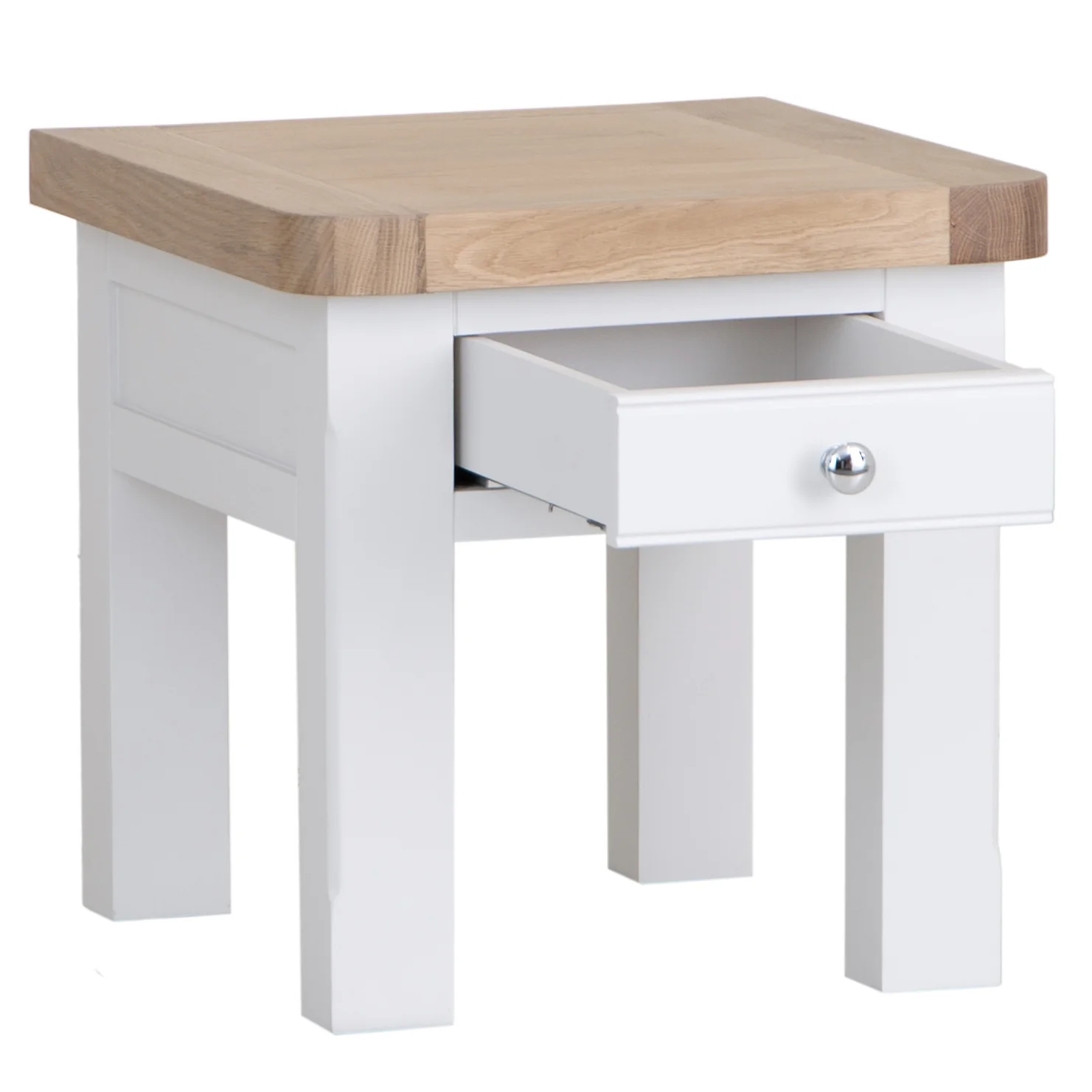 Clover Painted Lamp Table - Image 4