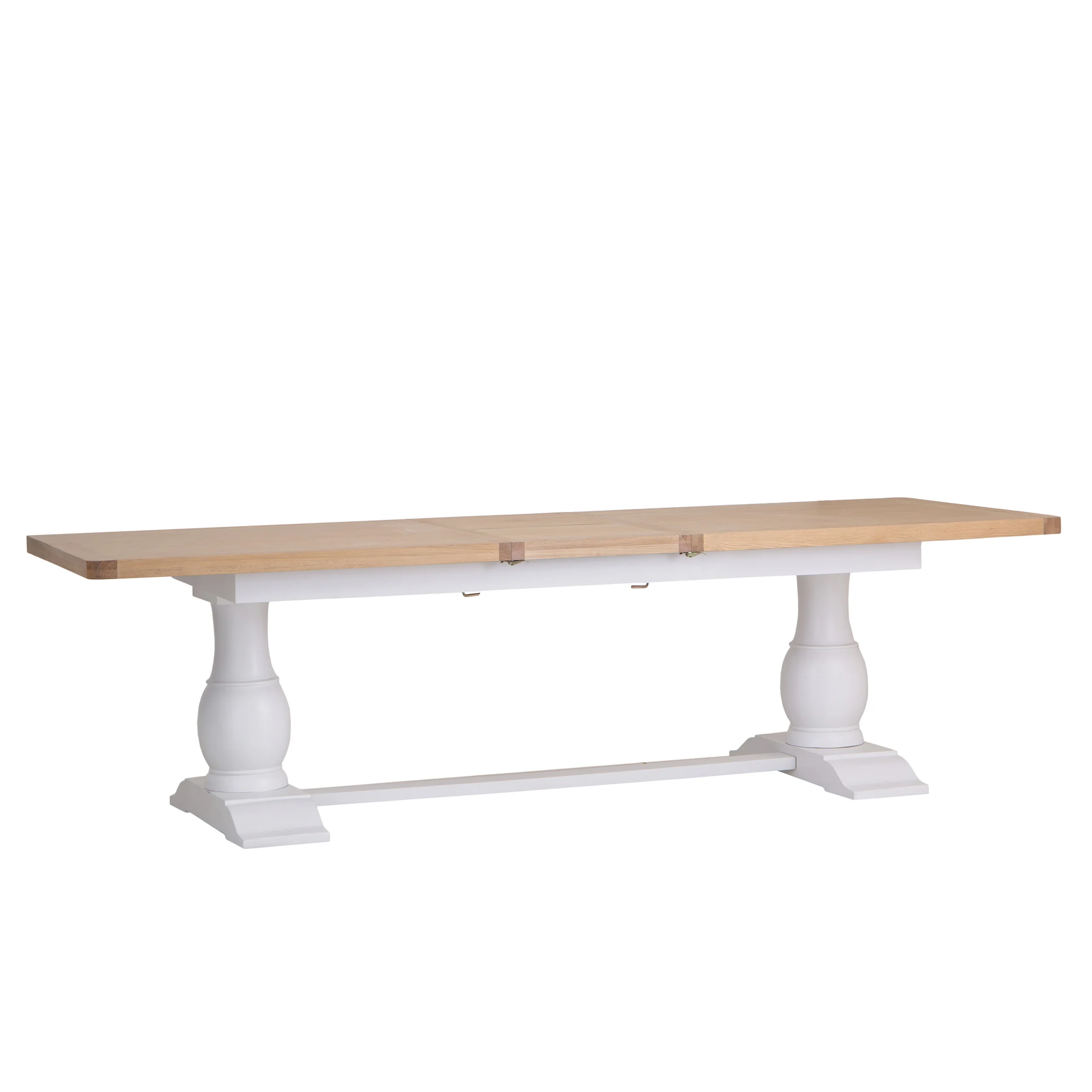 Clover Painted Large Extending Dining Table (2.2 m-2.6 m) - Image 5