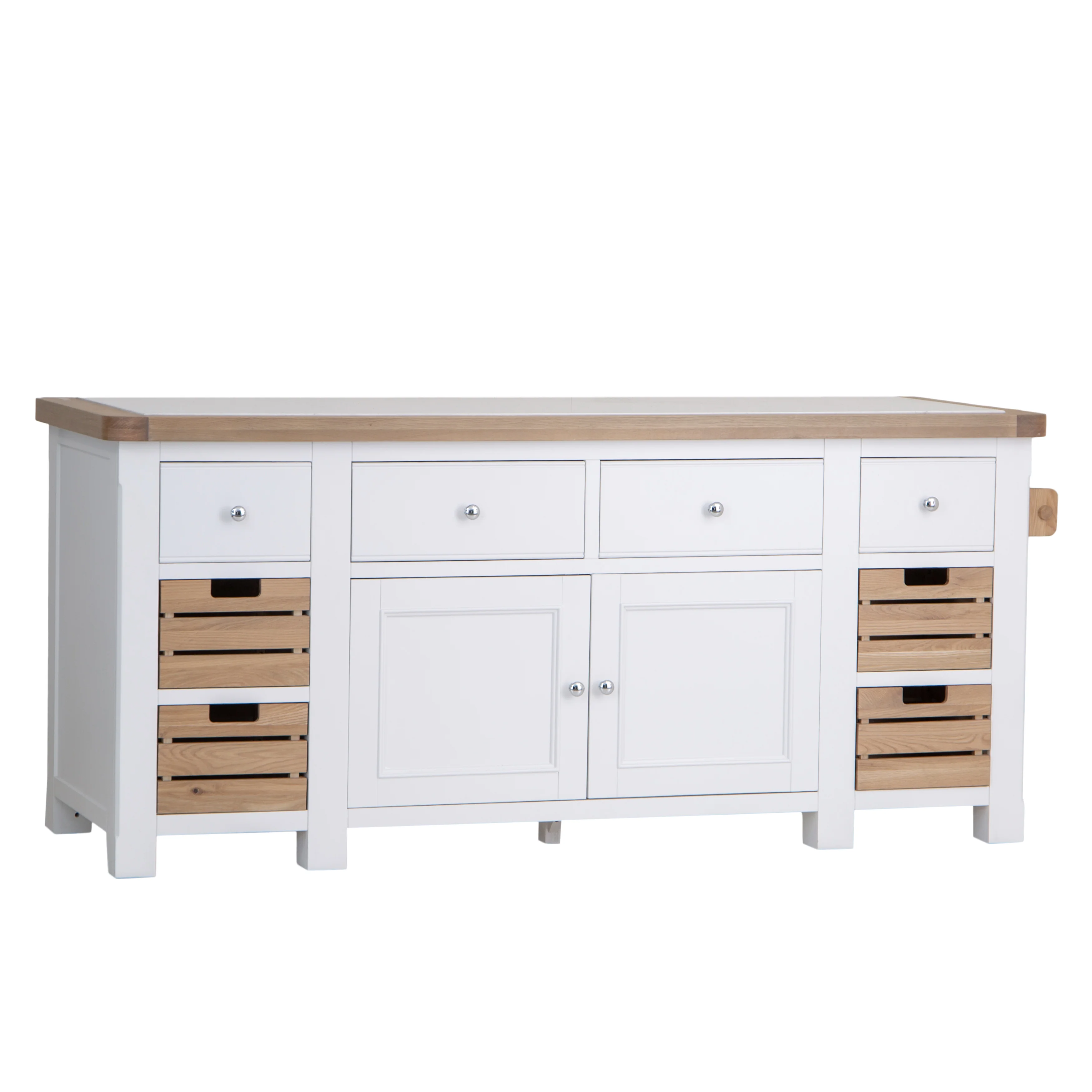 Clover Painted Large Kitchen Island - Image 3