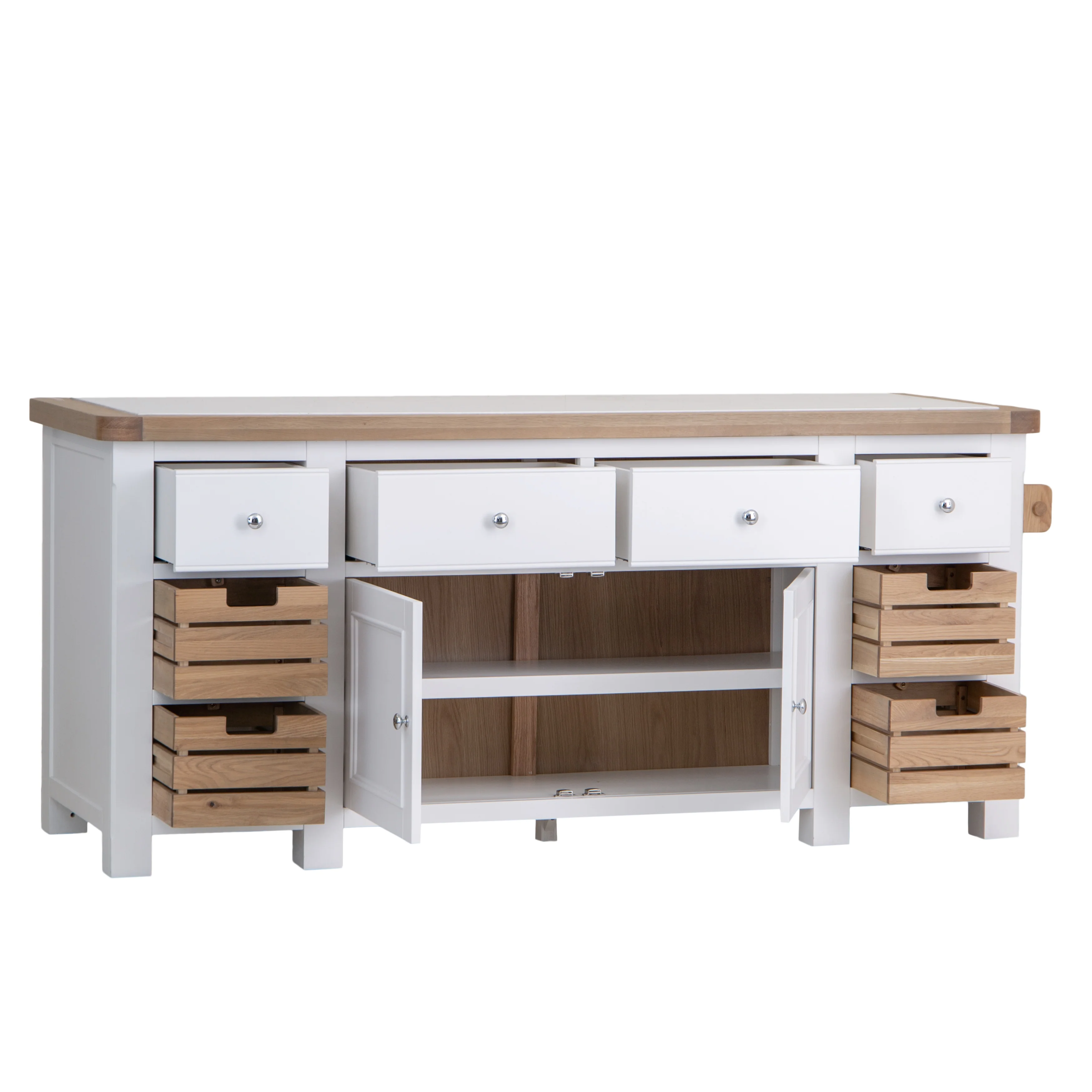 Clover Painted Large Kitchen Island - Image 4