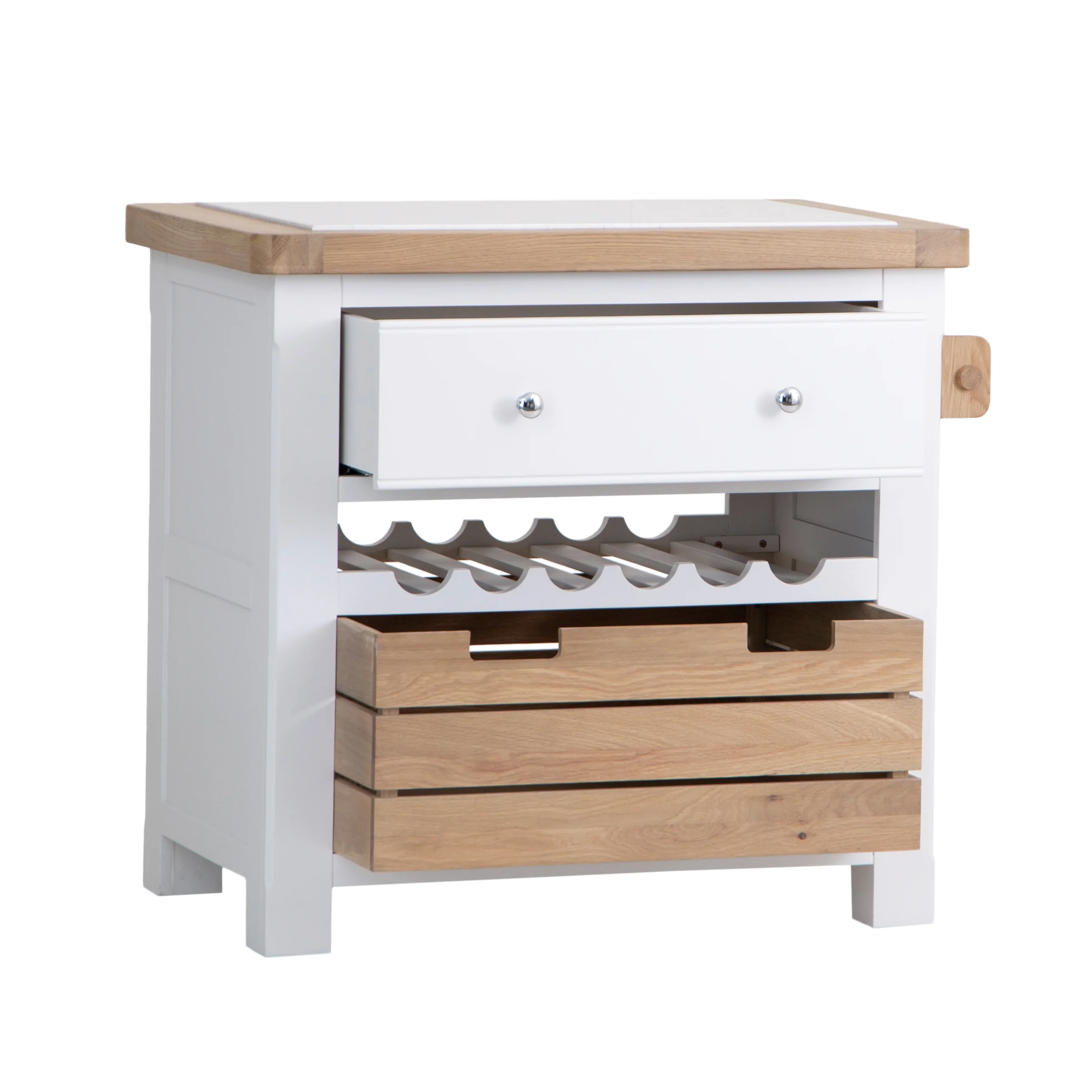 Clover Painted Small Kitchen Island - Image 4