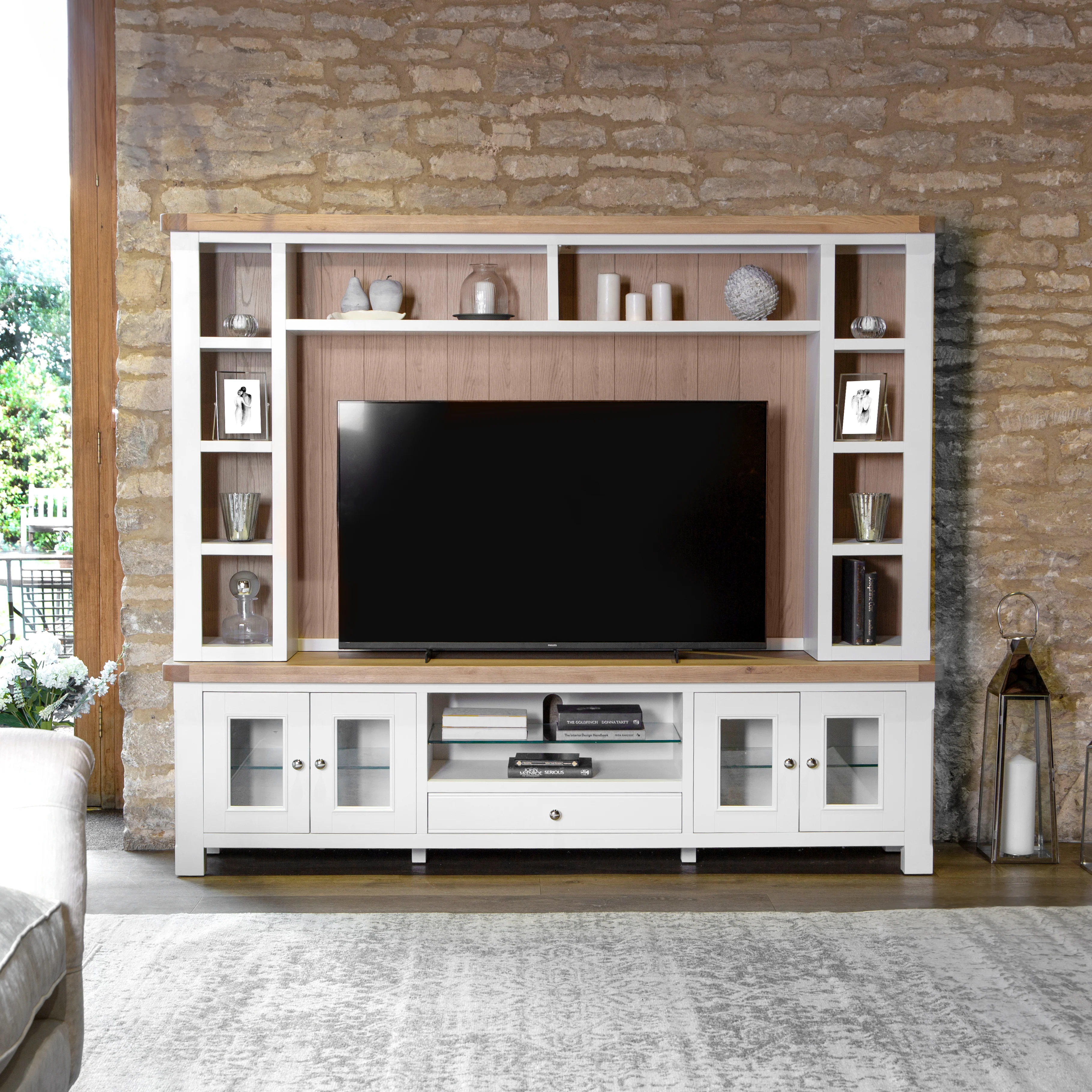 Clover Painted TV and Media Storage Unit
