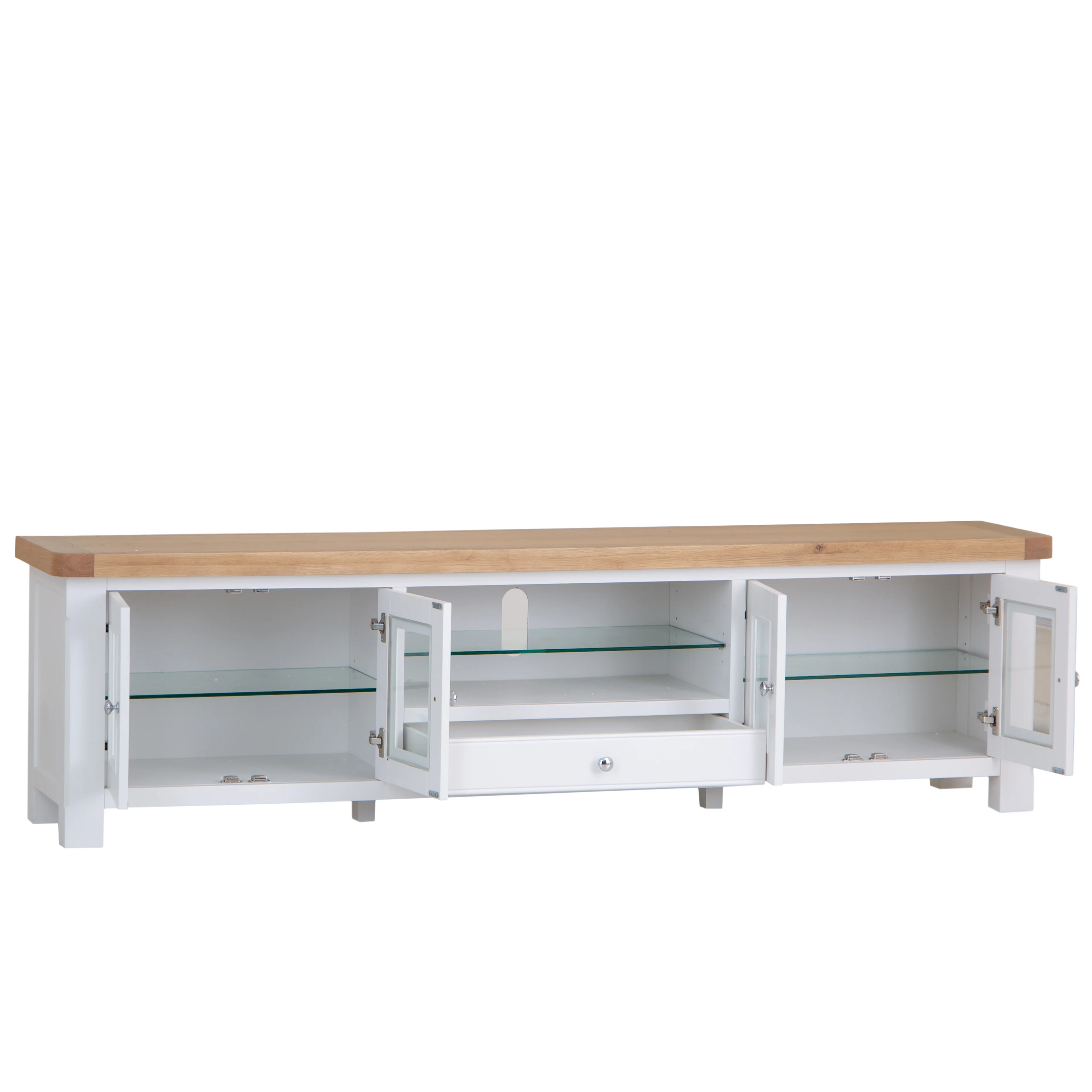 Clover Painted TV and Media Storage Unit - Image 5