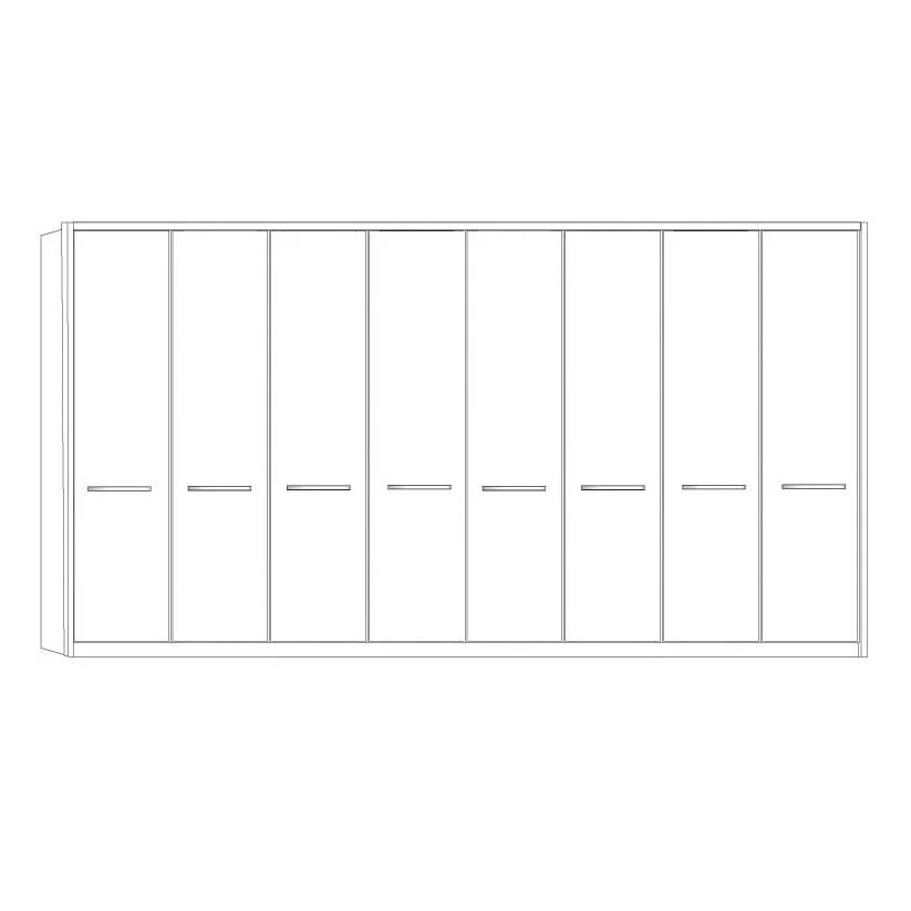 Cairns Wiemann 8 Door Wardrobe - Image 4