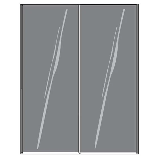 Miami Plus Wiemann 2 Door Sliding Wardrobe With Glass Door 150cm - Image 10