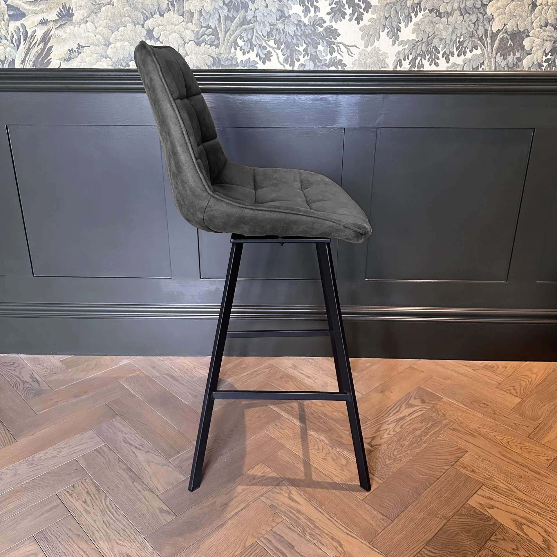 Corina Bar Stool | Grey - Image 3