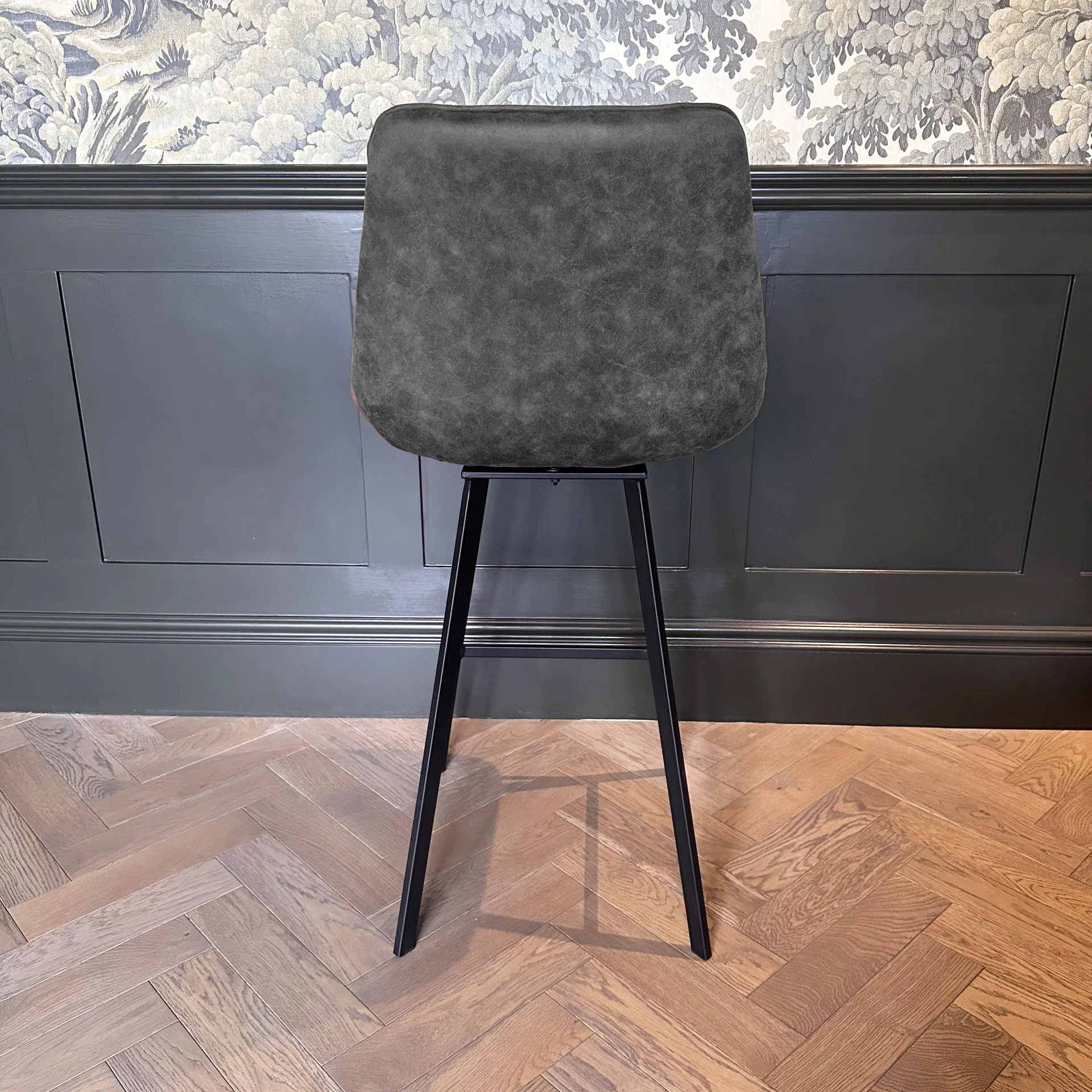 Corina Bar Stool | Grey - Image 4