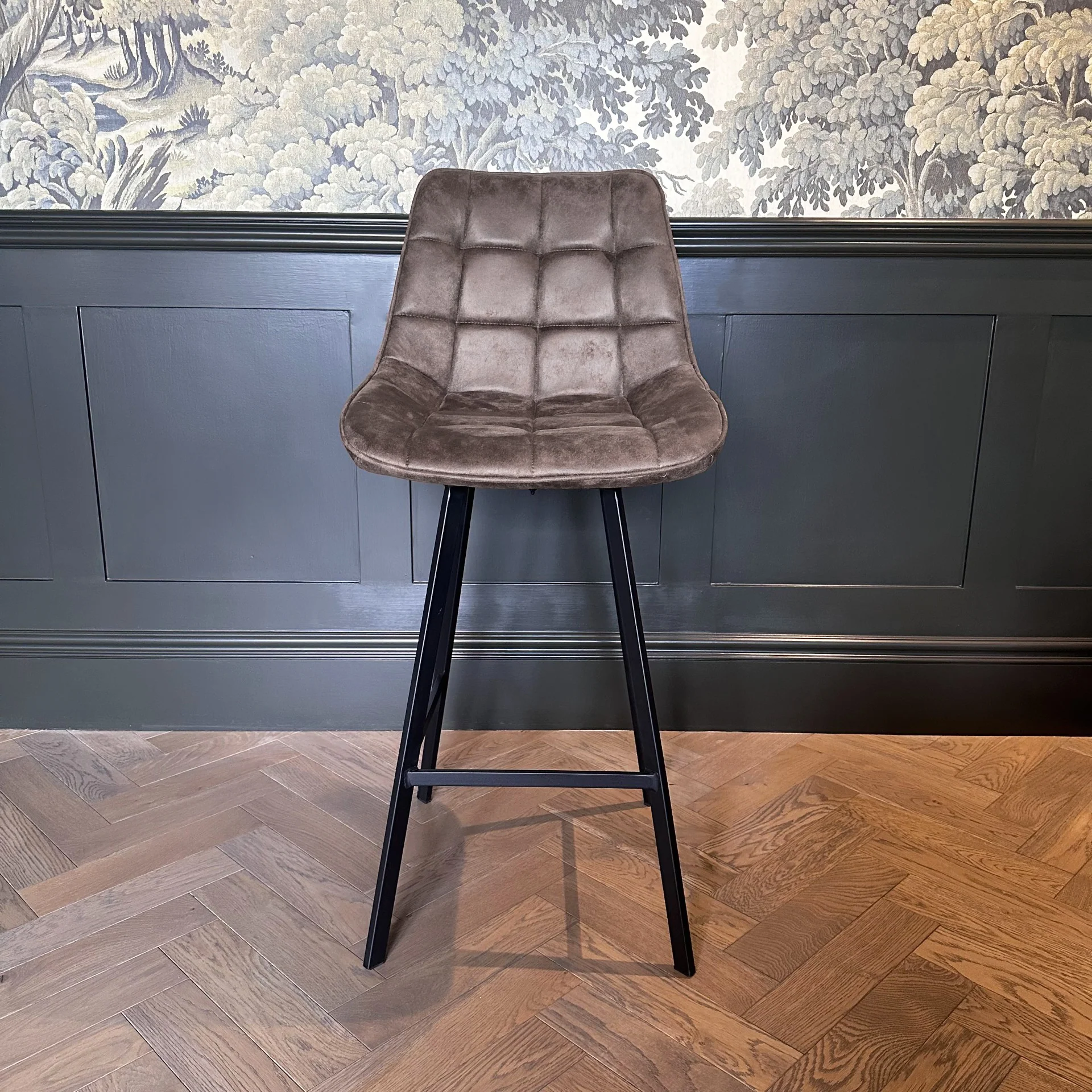 Corina Bar Stool | Taupe - Image 3