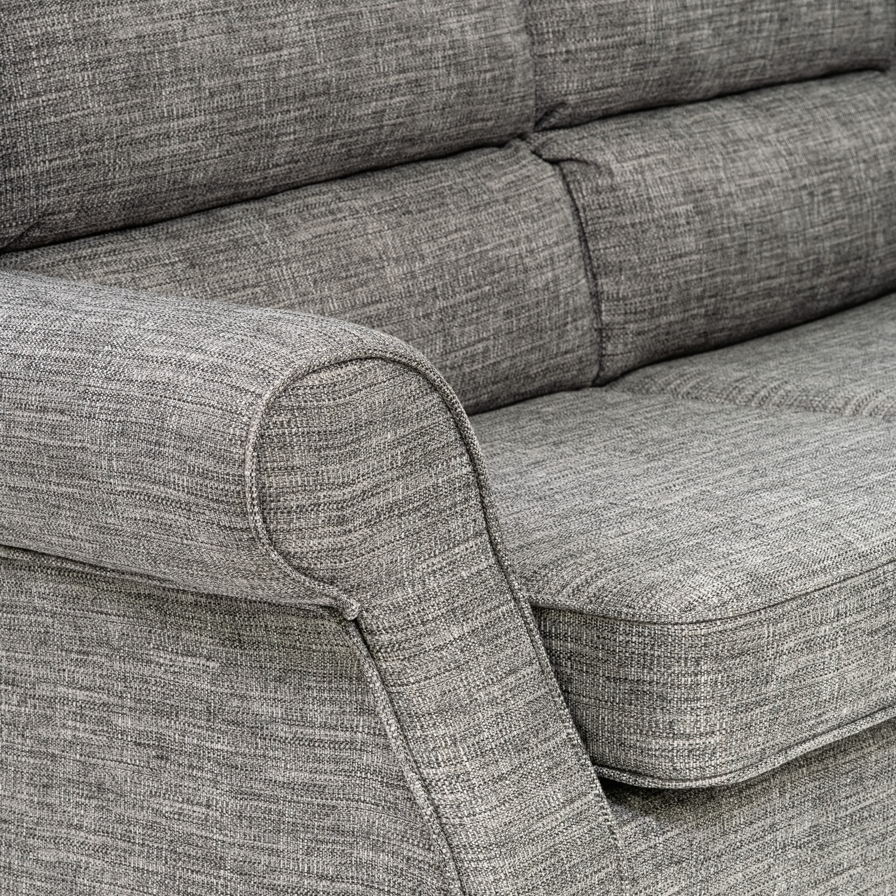 Cotswold Como Smoke 3 Seater Sofa - Image 6