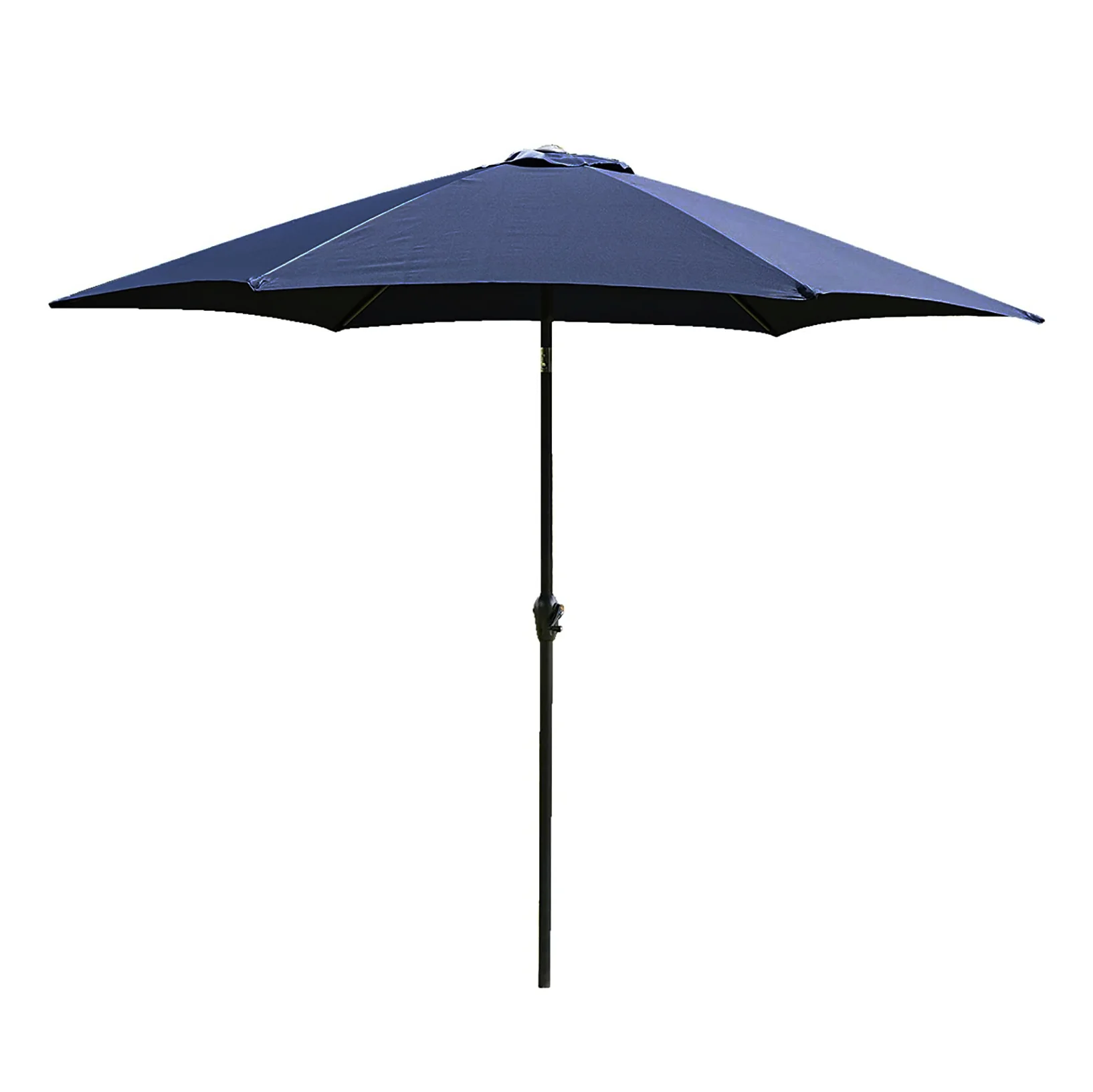 Crank & Tilt 2.7m Garden Parasol | Navy - Image 4