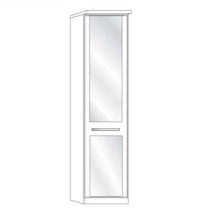Dakar 2 Wiemann 1 Door Wardrobe - Image 7