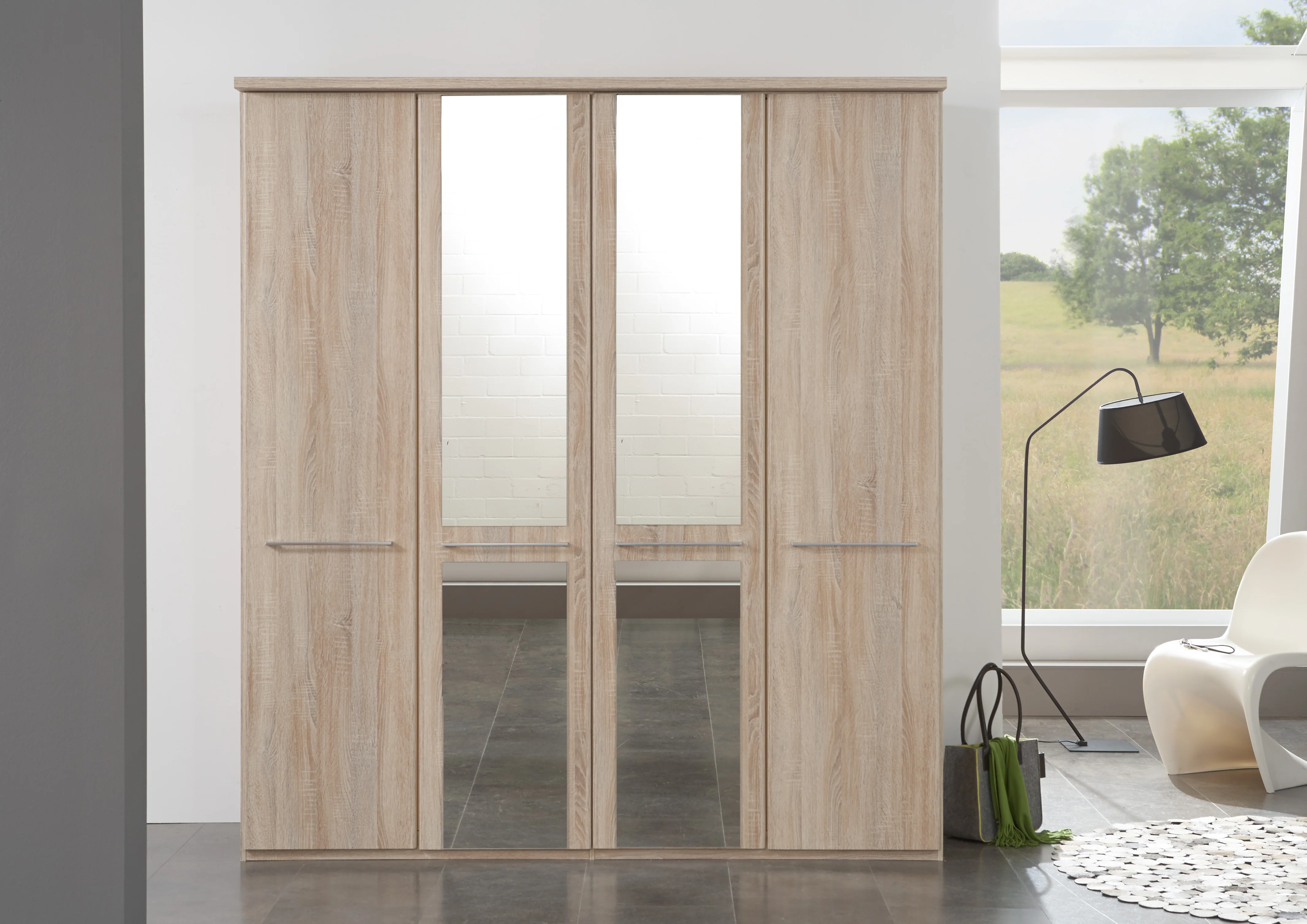 Dakar 2 Wiemann 4 Door Wardrobe With Frame