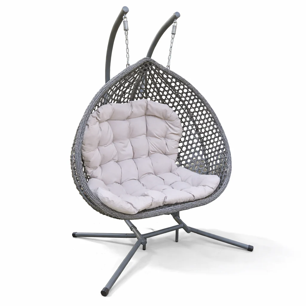 Darwin Hanging Double Egg Chair - Image 4