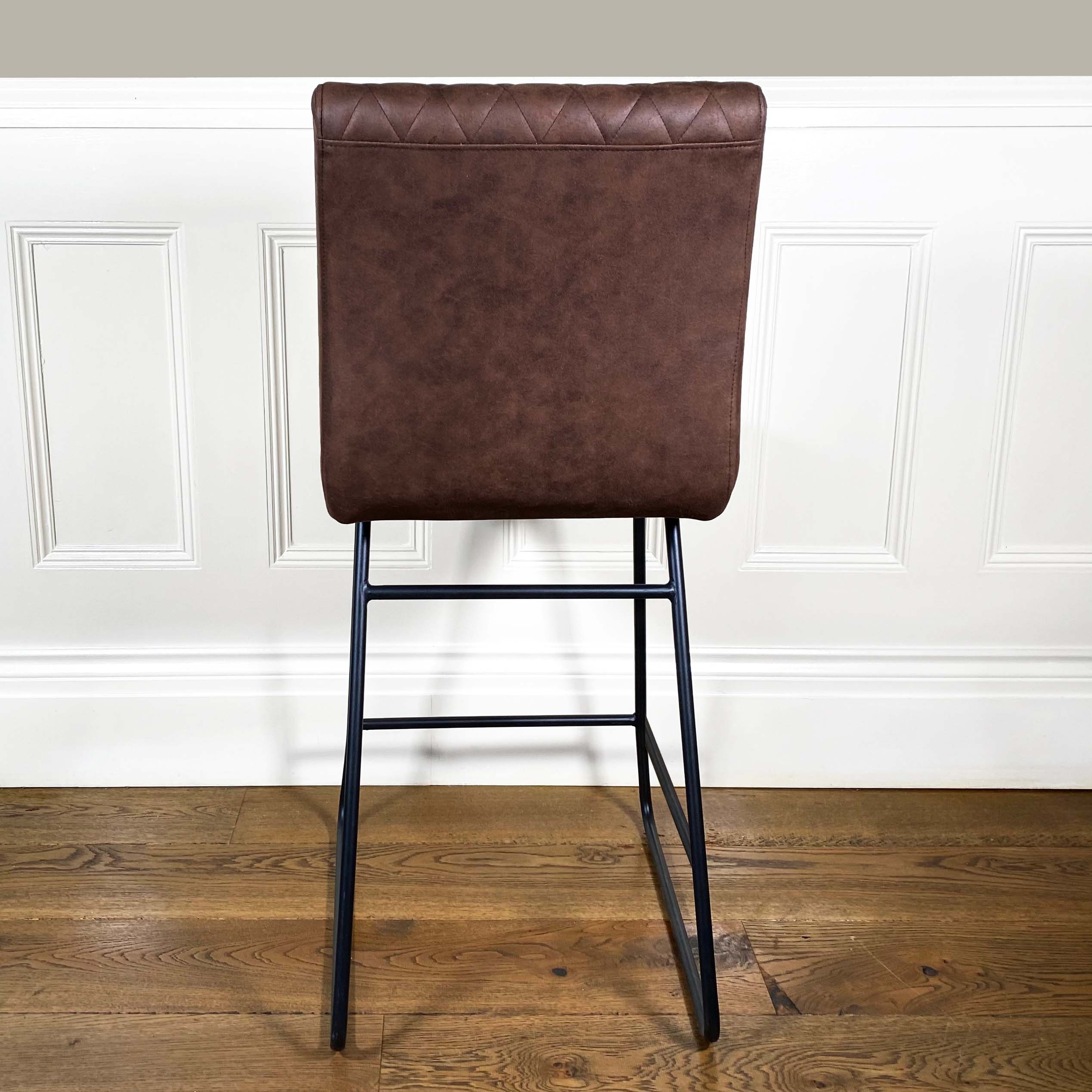 Diamond Bar Stool | Brown - Image 4