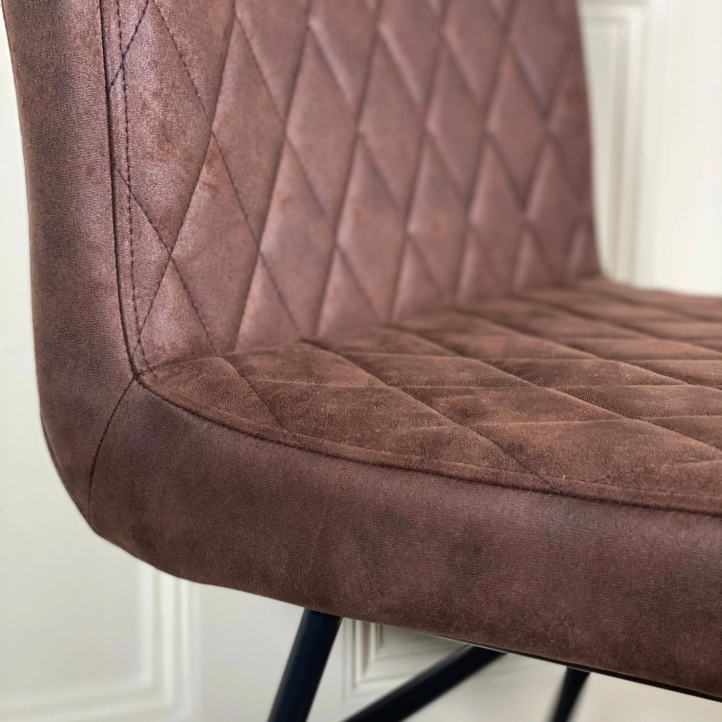 Diamond Bar Stool | Brown - Image 6