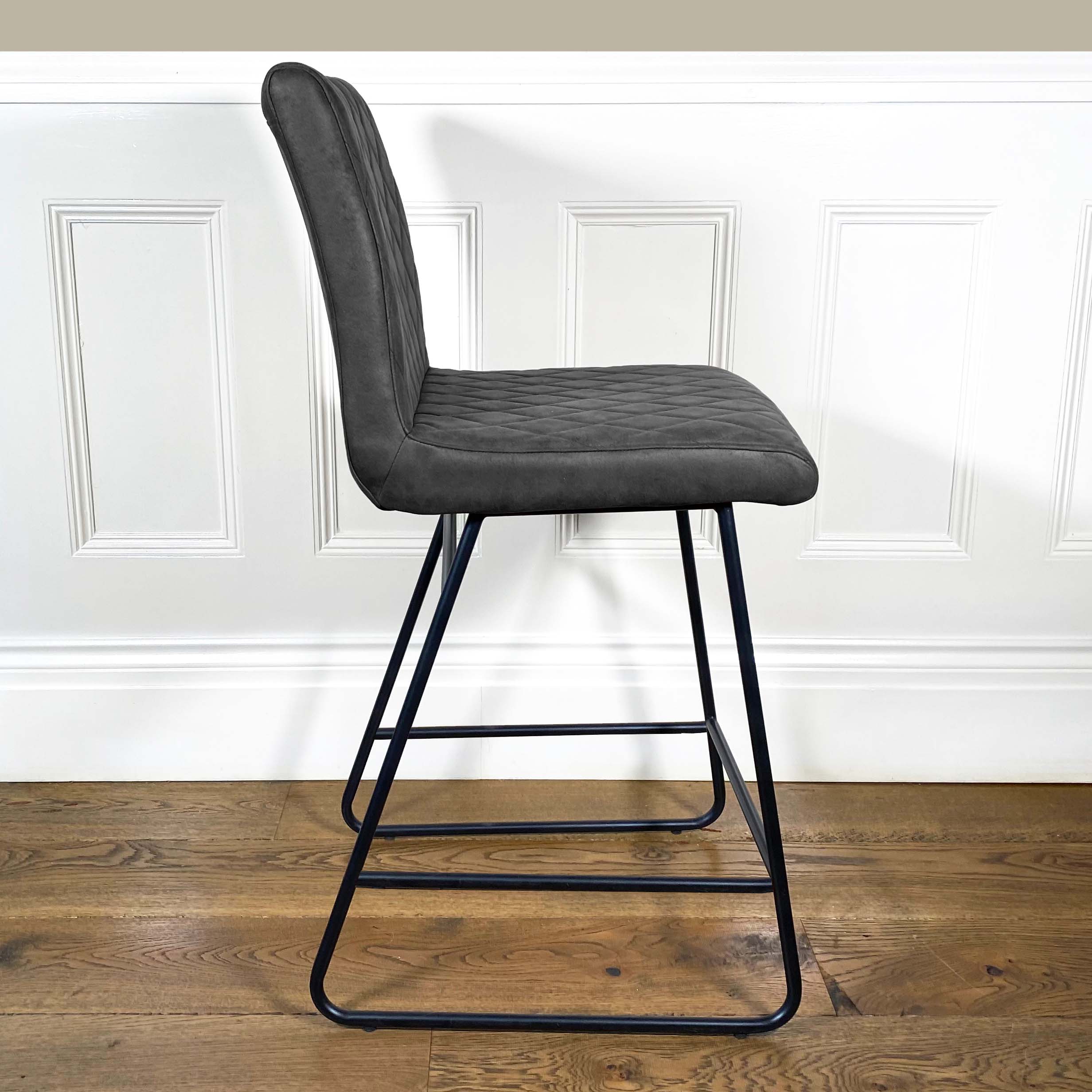 Diamond Bar Stool | Grey - Image 3