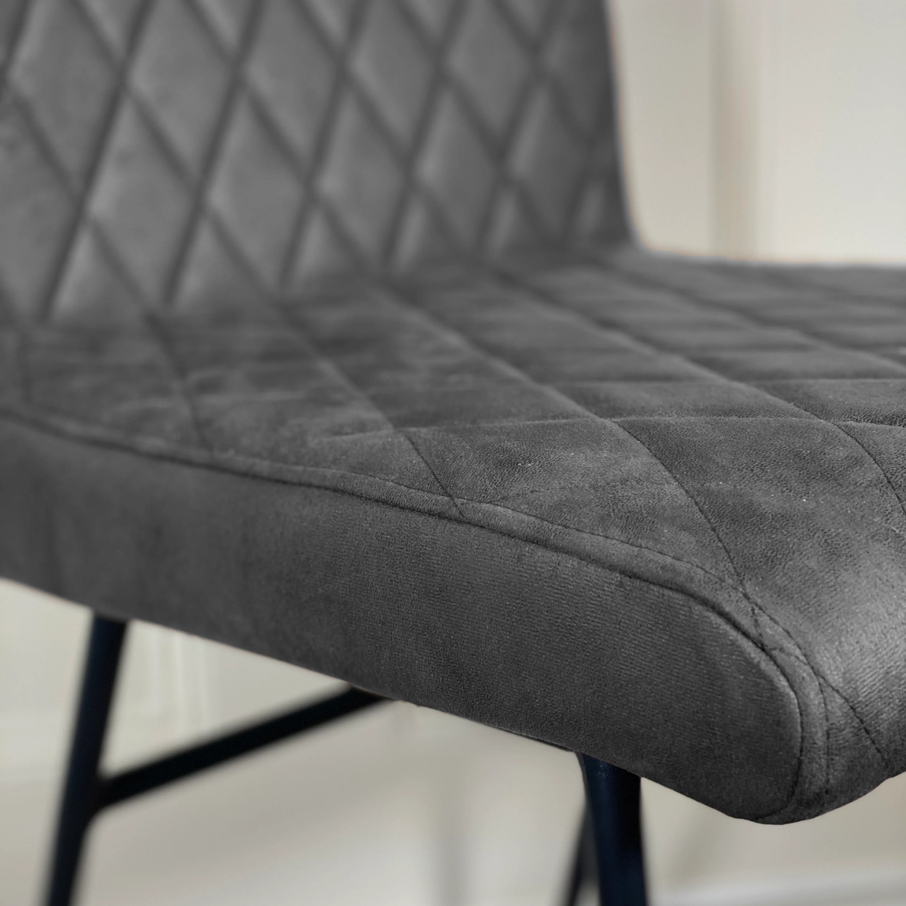 Diamond Bar Stool | Grey - Image 6