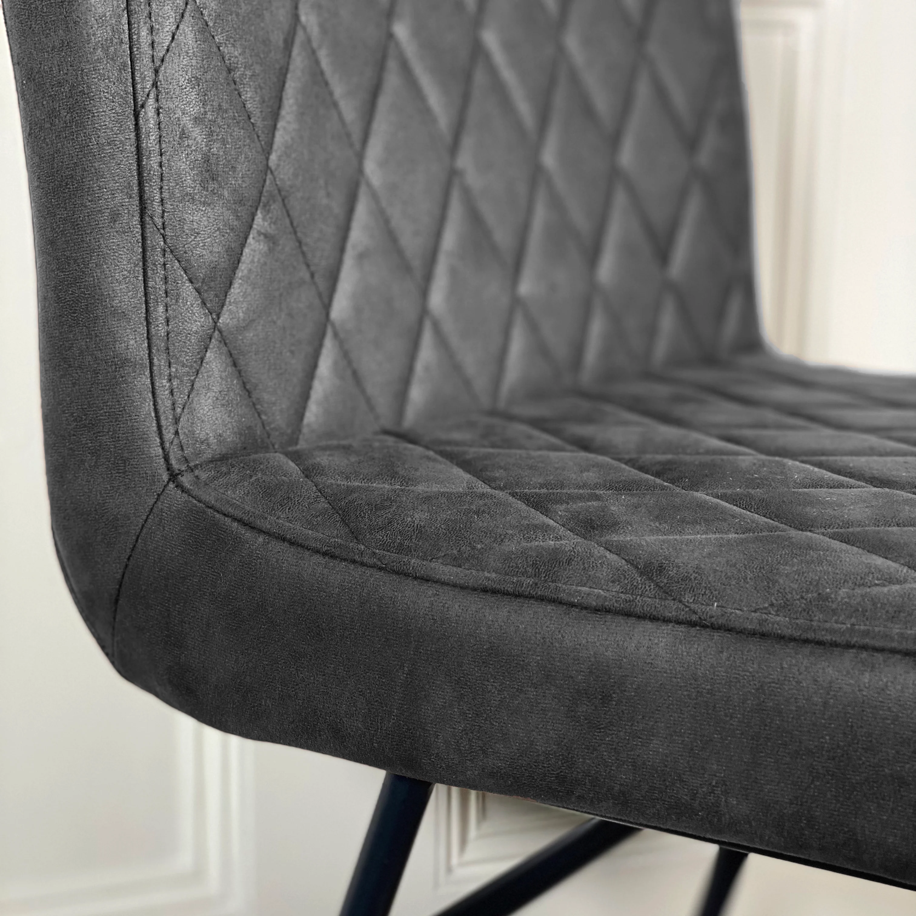 Diamond Bar Stool | Grey - Image 7