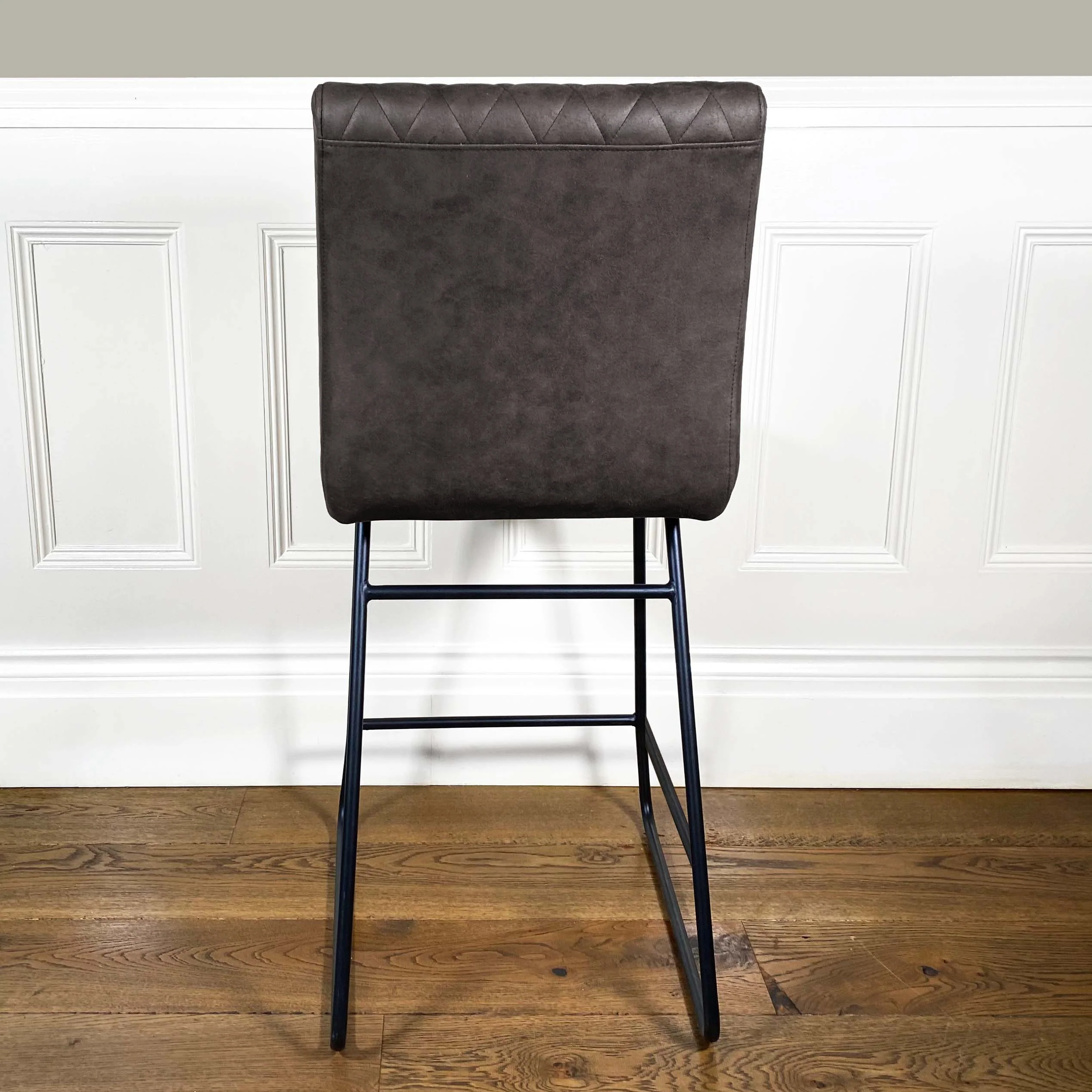Diamond Bar Stool | Taupe - Image 4