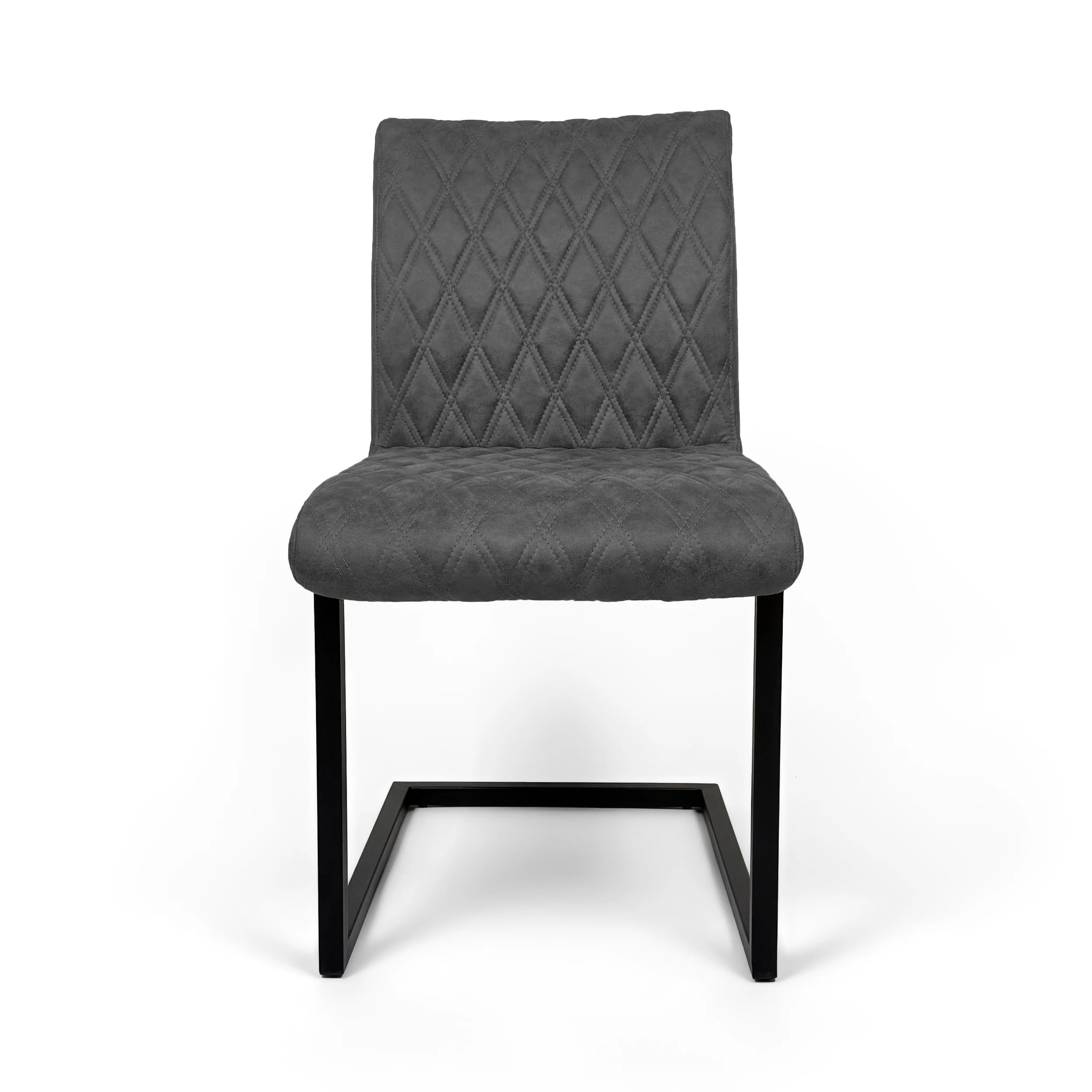 Ealing Industrial Dining Chair | Grey - Image 3