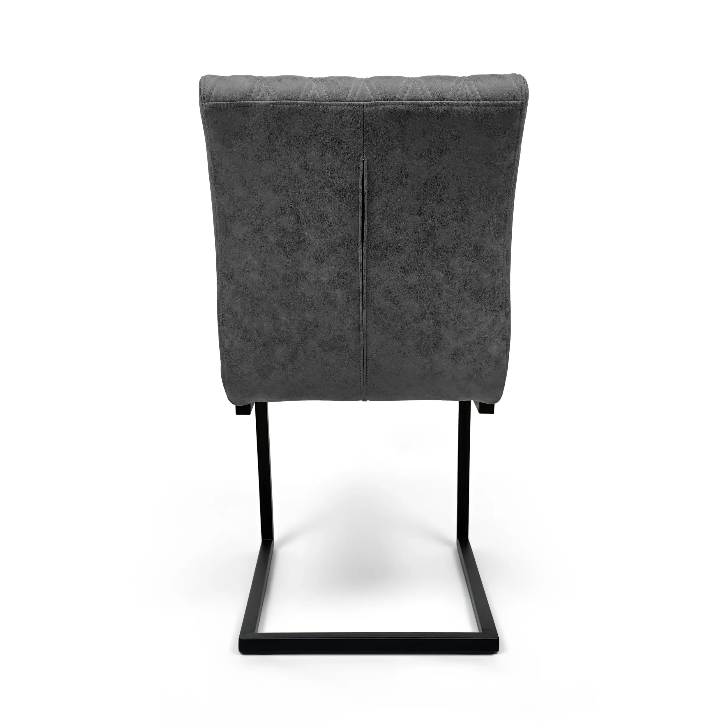 Ealing Industrial Dining Chair | Grey - Image 5