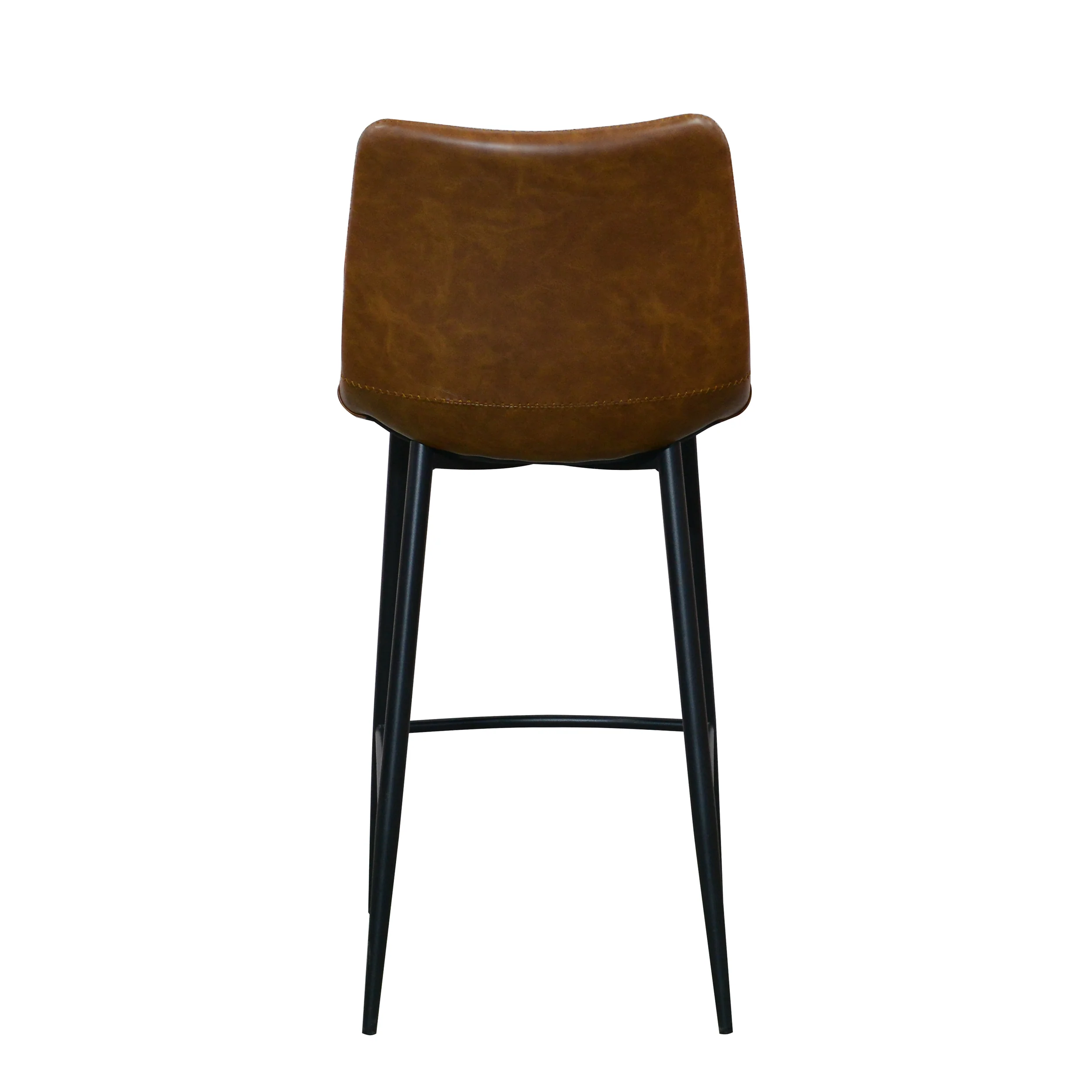 Edward Faux Leather Bar Stool | Tan - Image 5