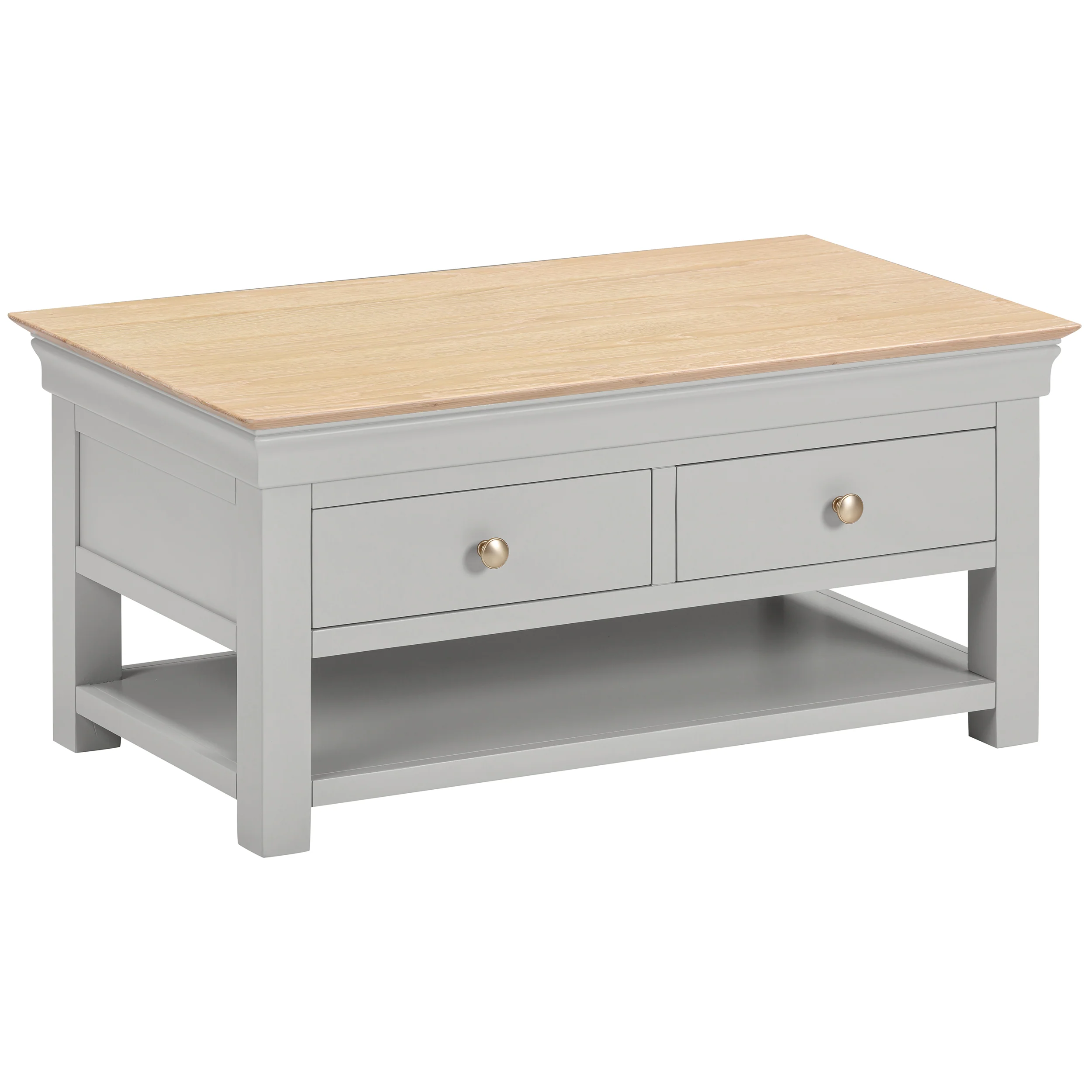 Francis Pebble Grey Coffee Table - Image 3