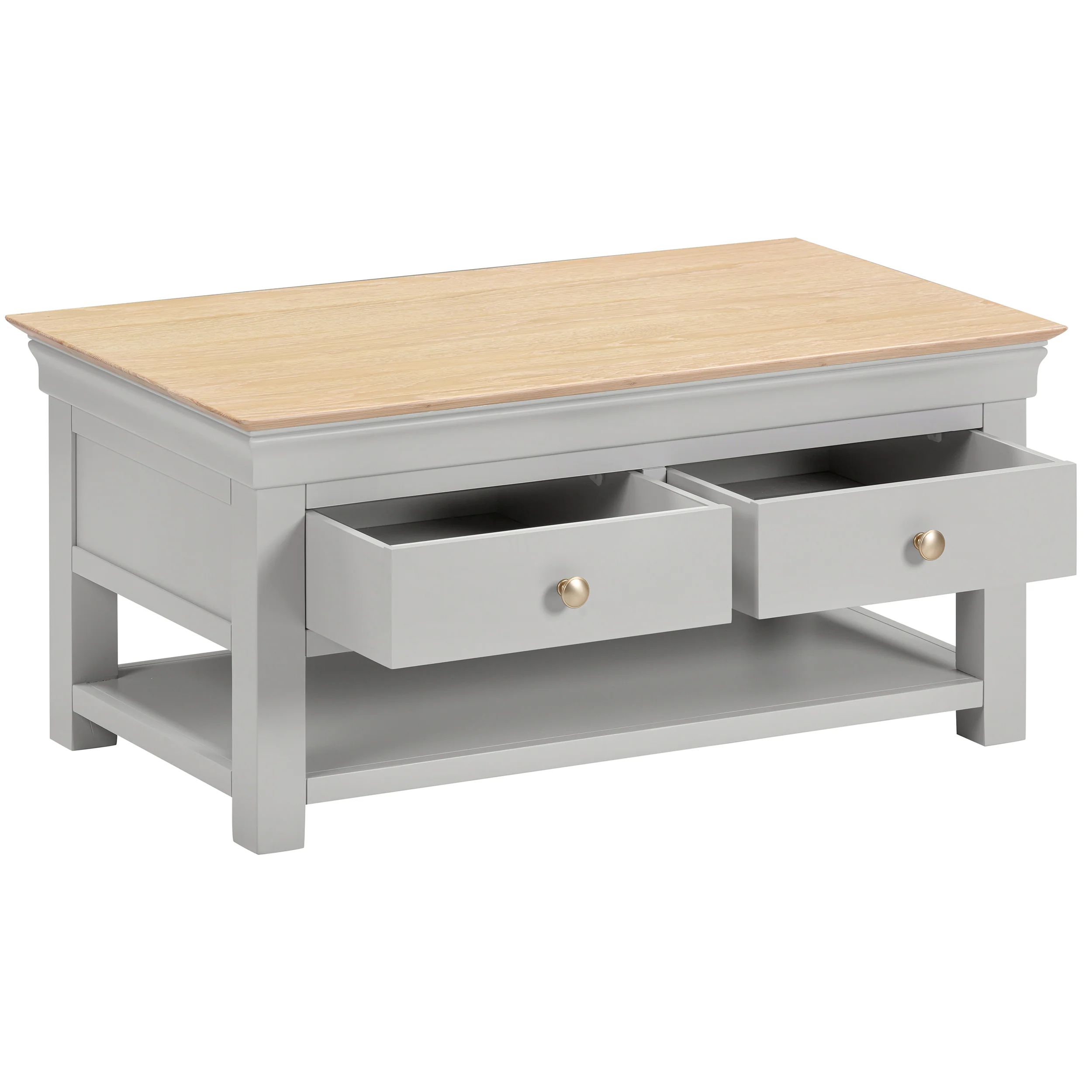 Francis Pebble Grey Coffee Table - Image 4