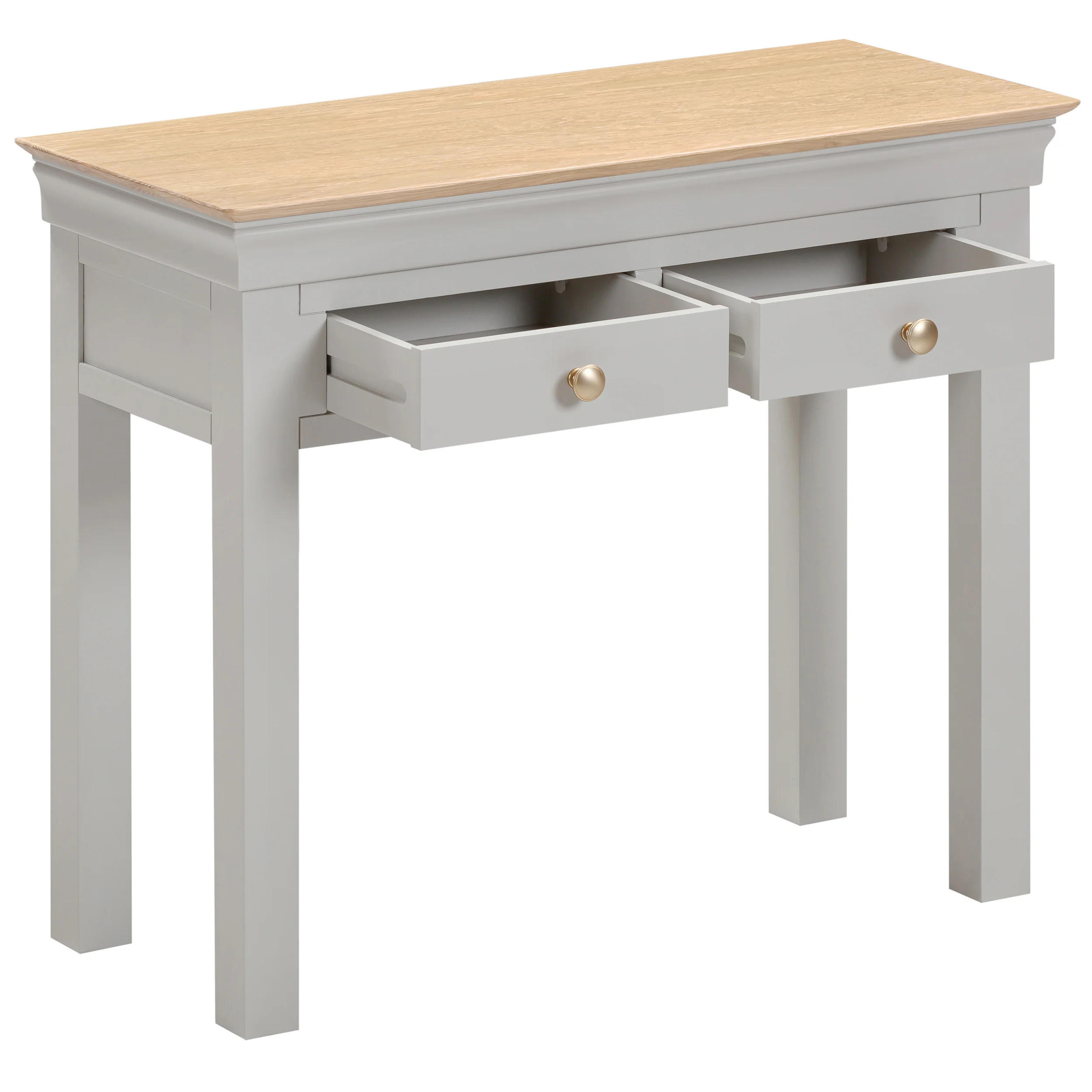 Francis Pebble Grey Console Table - Image 4
