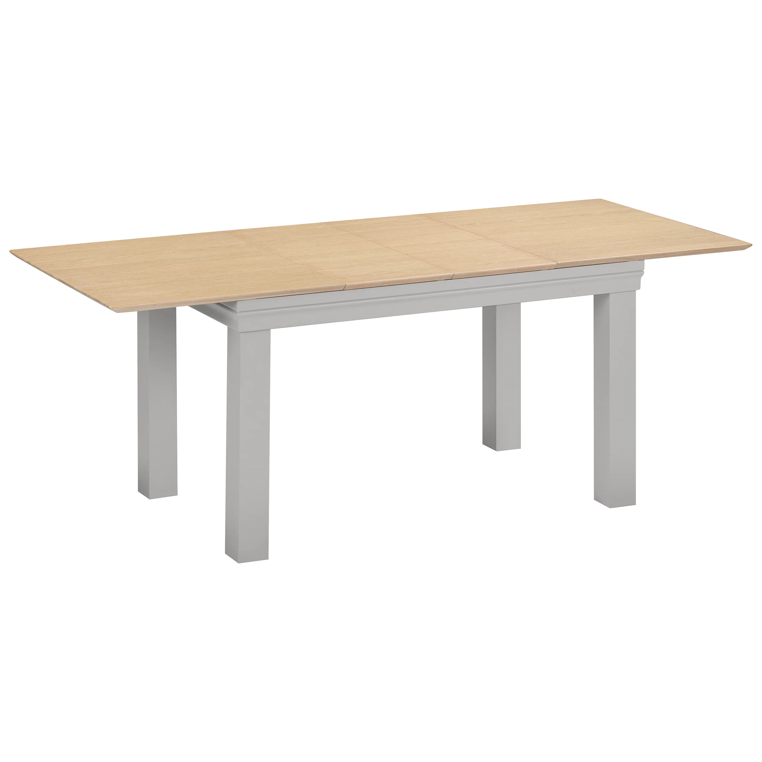 Francis Pebble Grey Extending Dining Table (1.4 m - 2.1 m) - Image 3