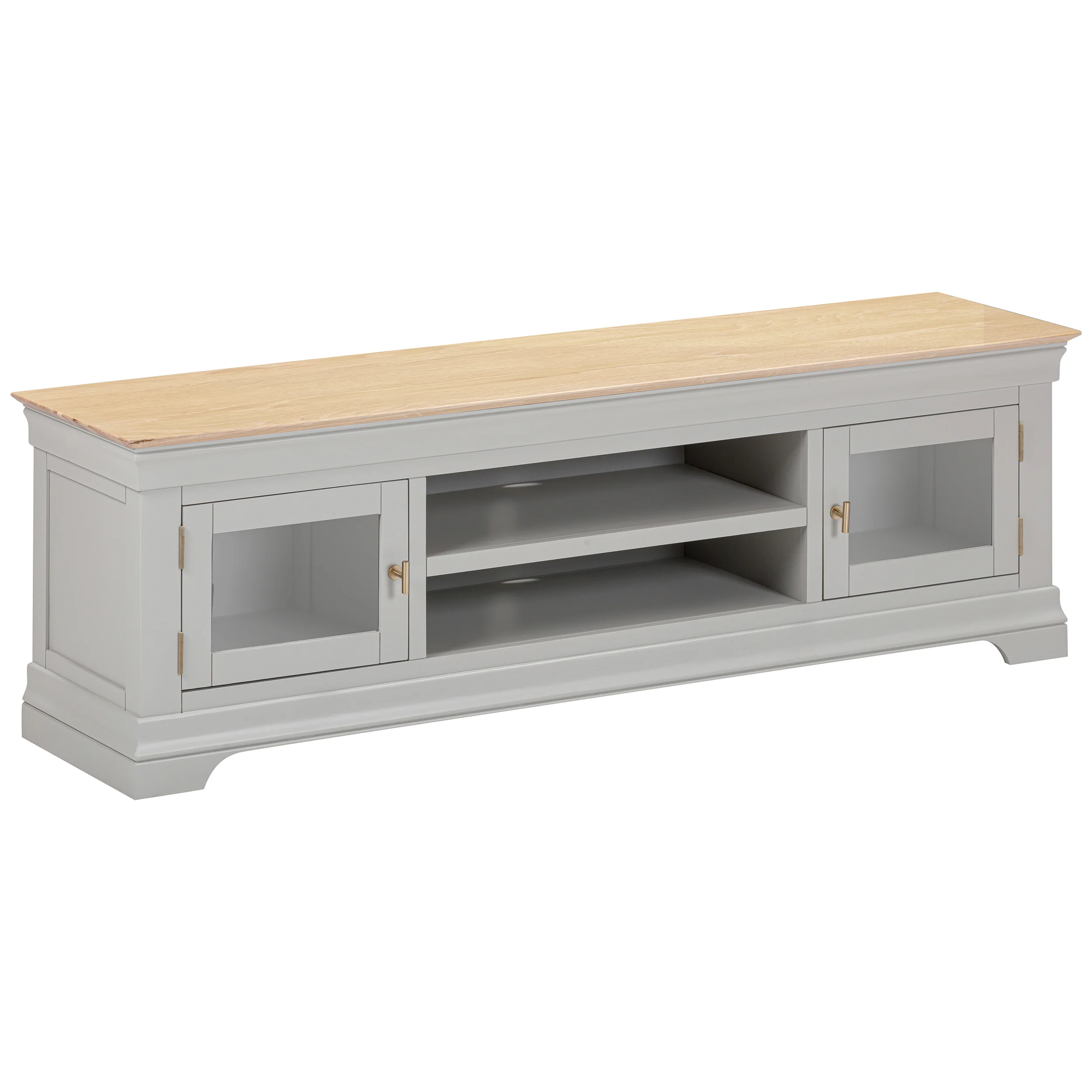 Francis Pebble Grey Extra Large TV Unit - Image 4