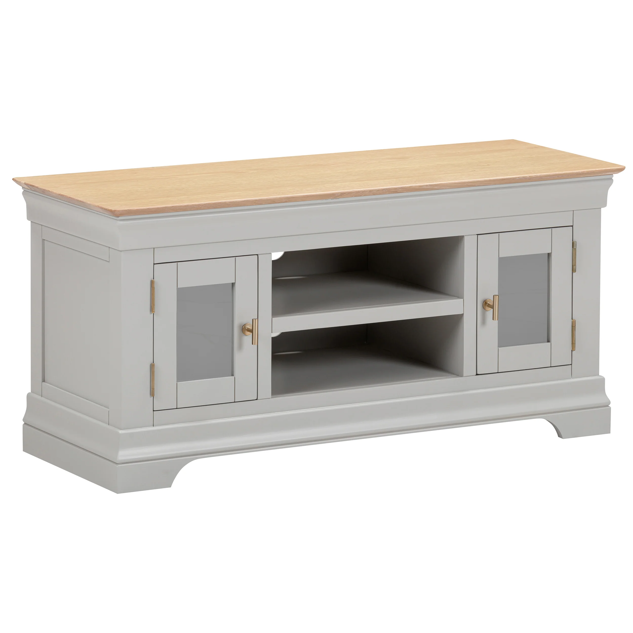 Francis Pebble Grey Large TV Unit - Image 3