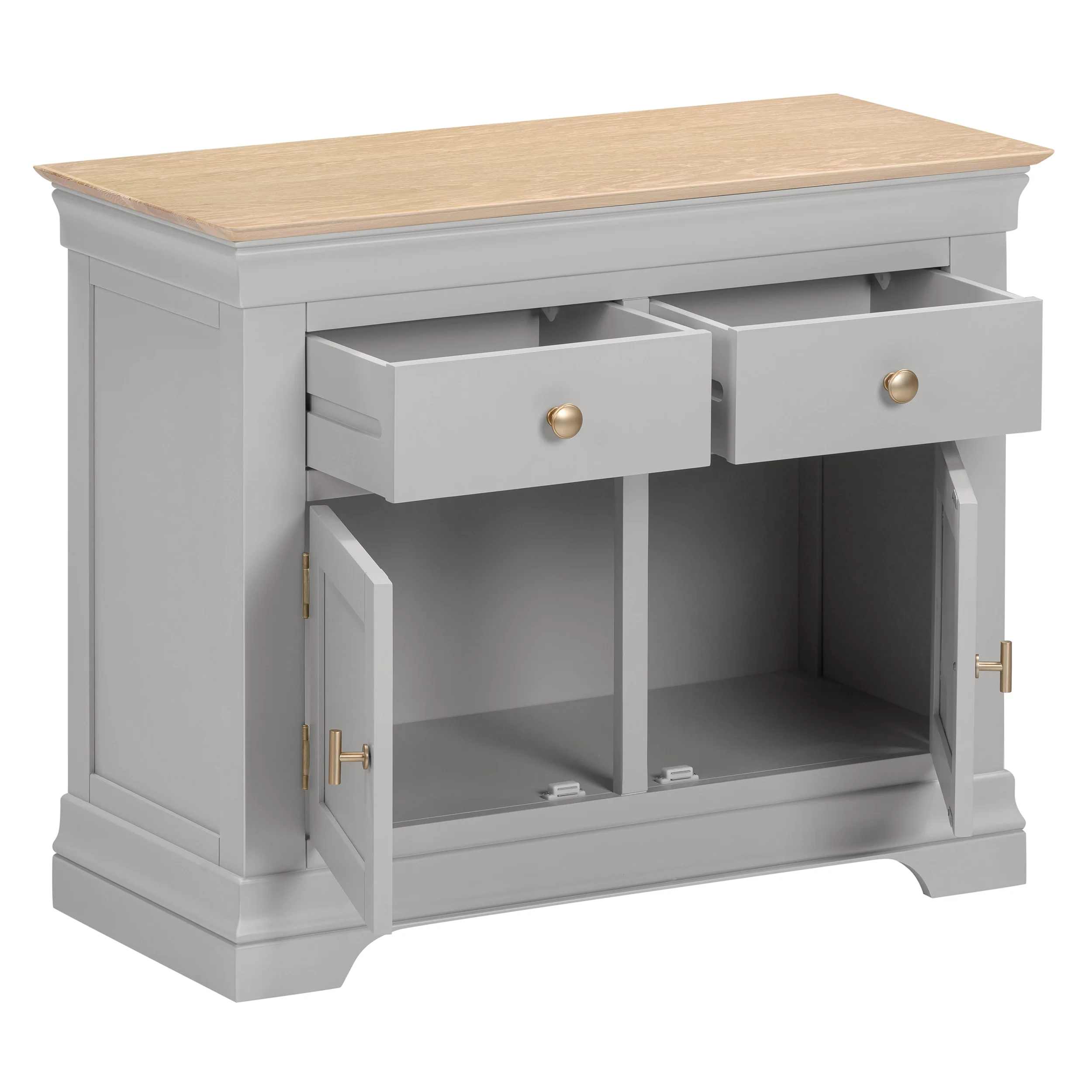 Francis Pebble Grey Sideboard - Image 4