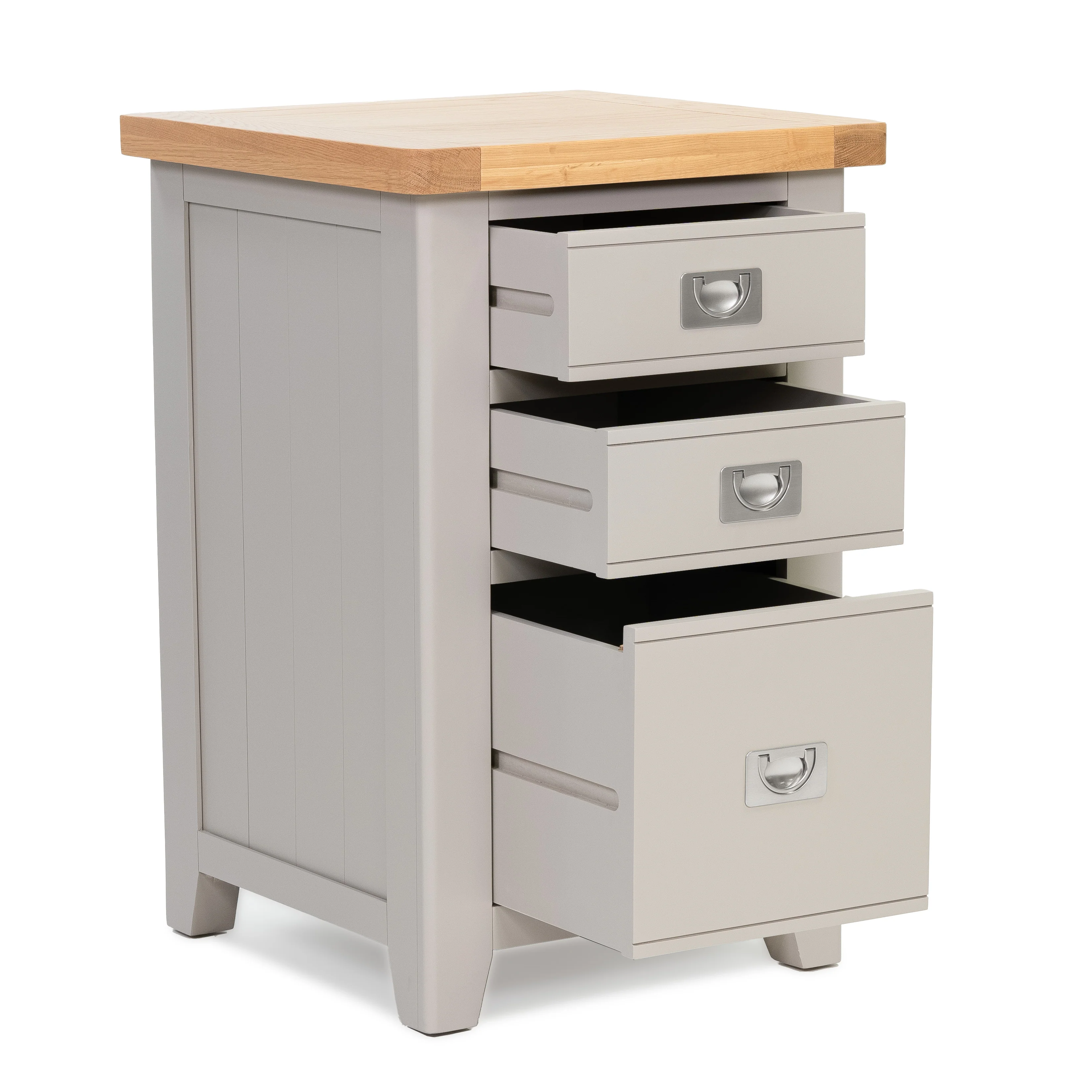 Gloucester Grey 3 Drawer Chest - Image 2