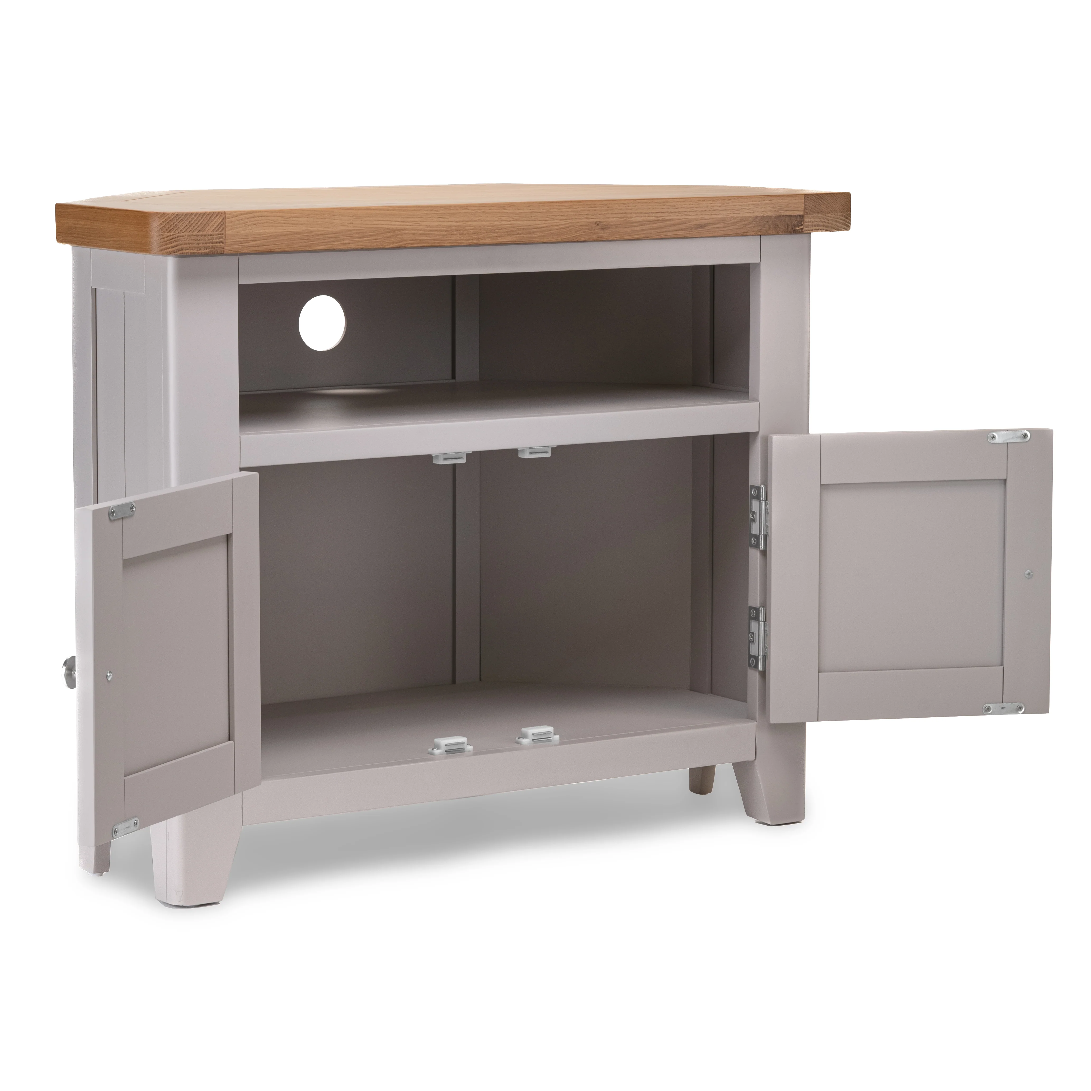 Gloucester Grey Corner TV Unit - Image 3