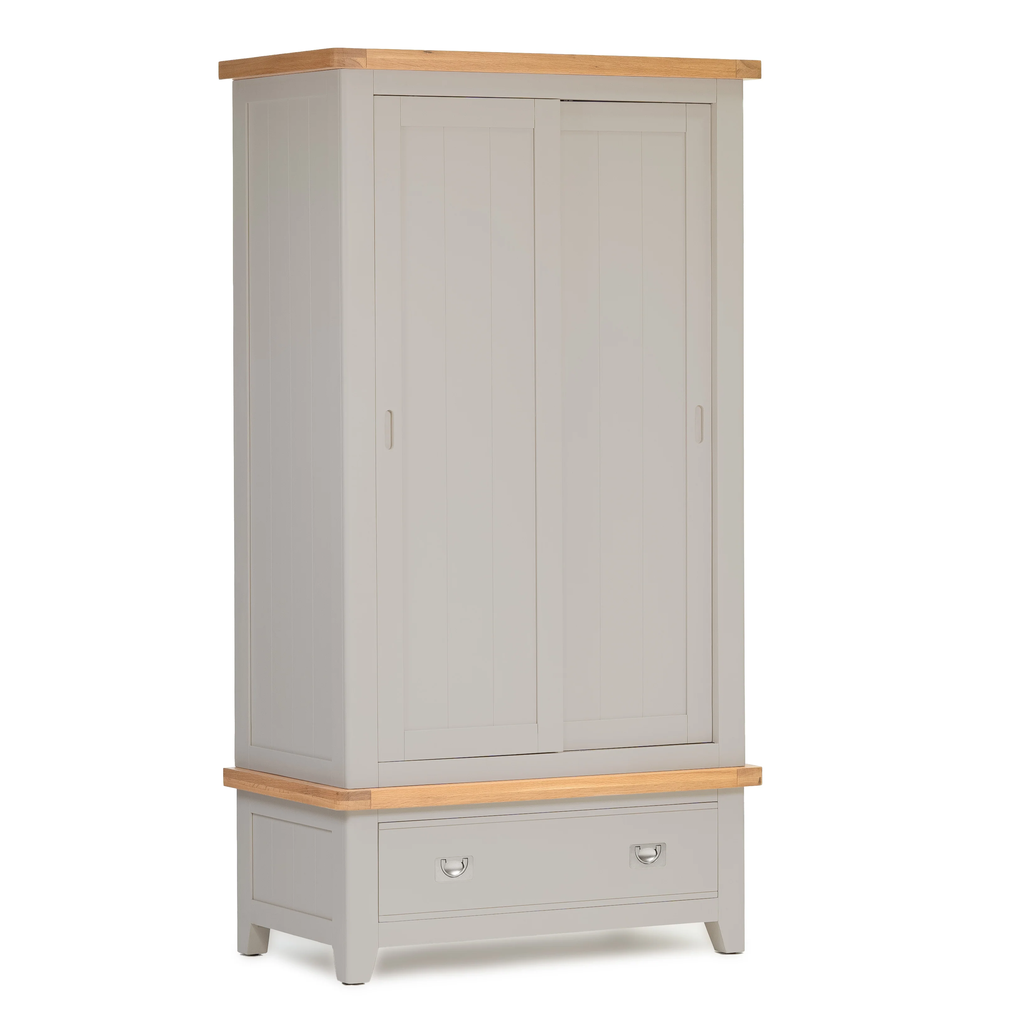 Gloucester Grey Double Sliding Door Wardrobe - Image 2
