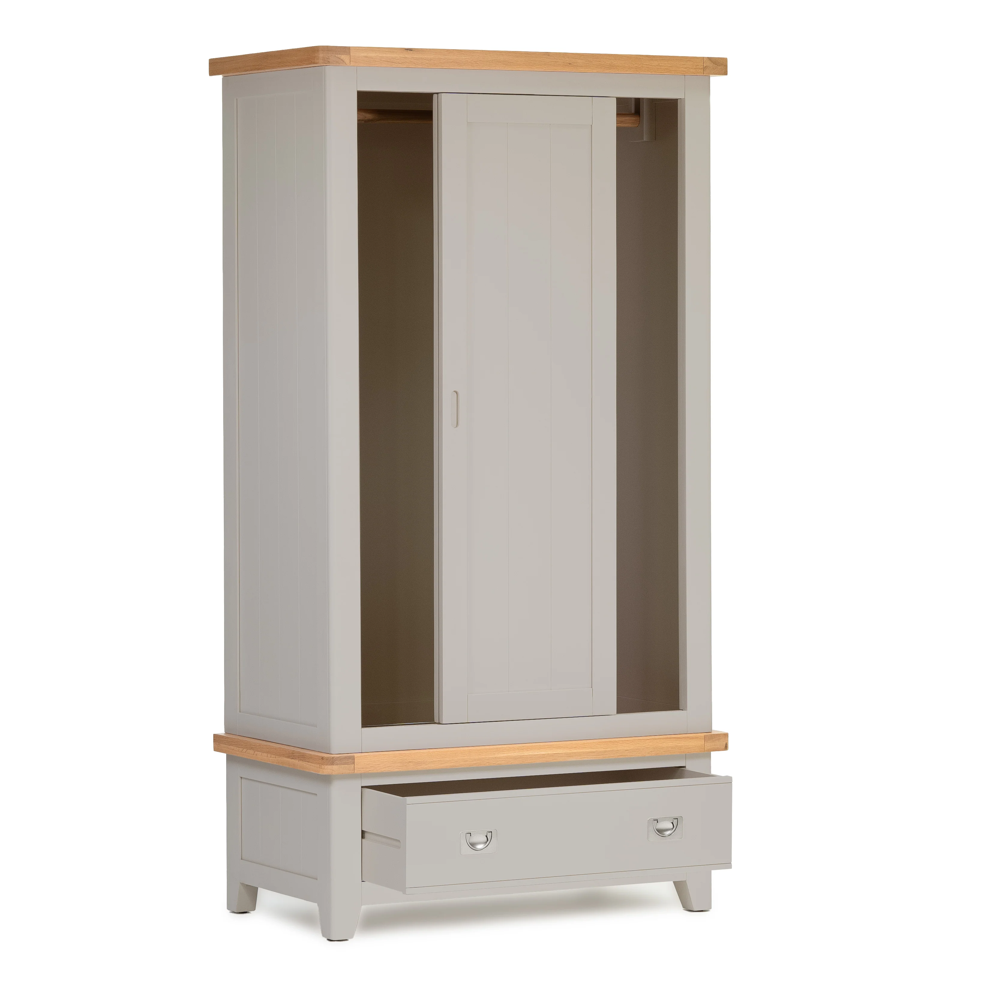 Gloucester Grey Double Sliding Door Wardrobe - Image 3