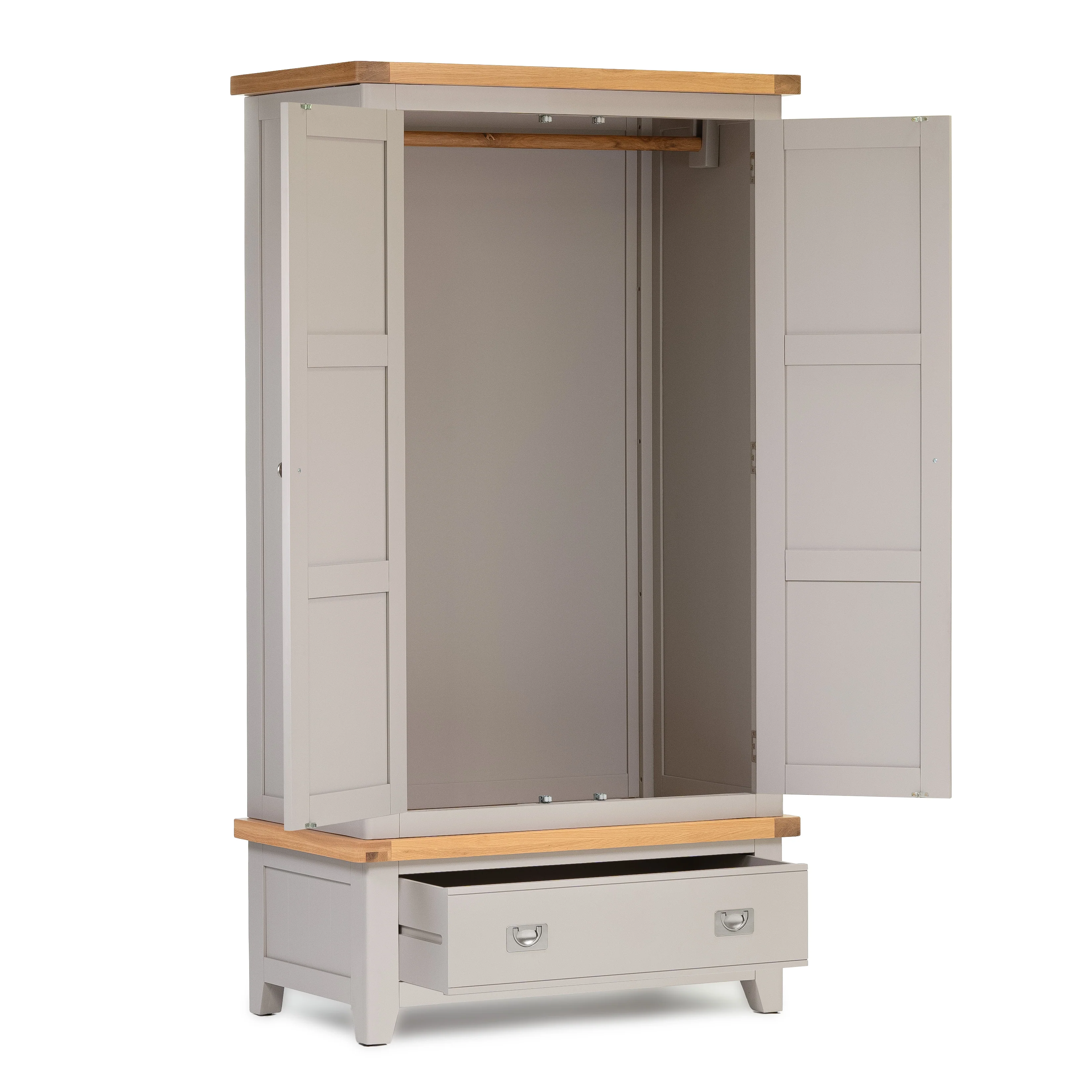 Gloucester Grey Double Wardrobe - Image 2